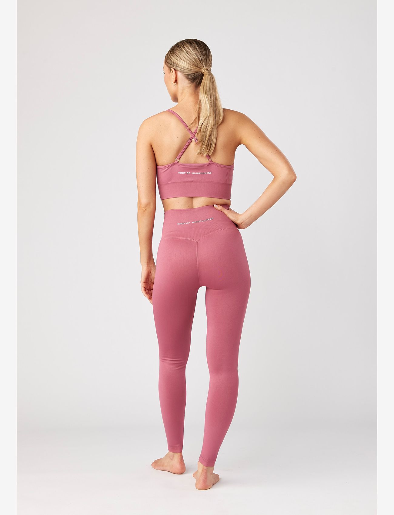 Drop of Mindfulness - SESH TIGHTS - pink hibischus - 3