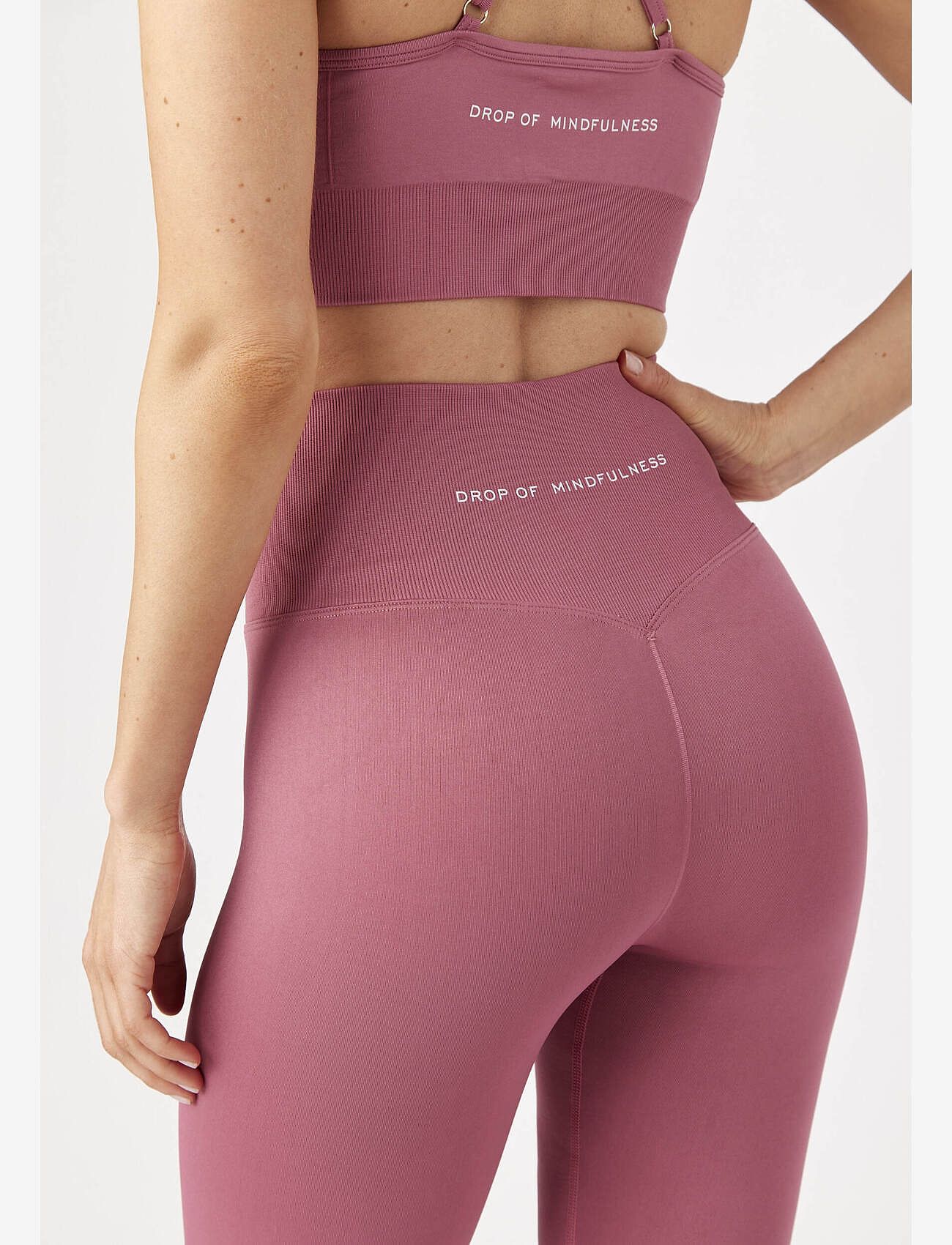 Drop of Mindfulness - SESH TIGHTS - pink hibischus - 4
