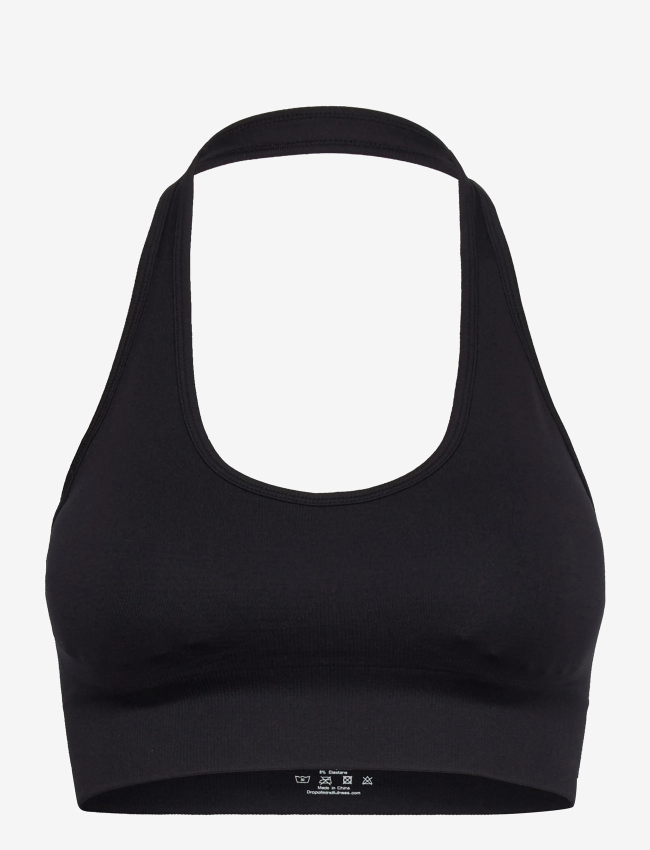 Drop of Mindfulness - SEAMLESS HALTERNECK BRA - sport-bhs - black - 1
