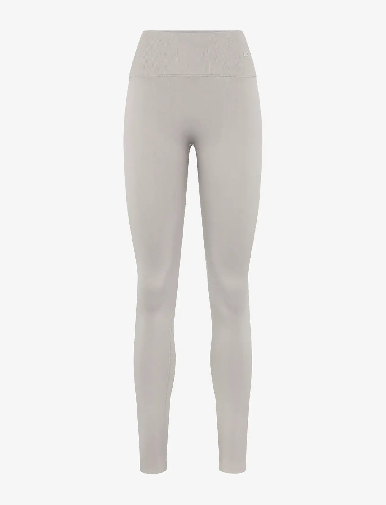 Drop of Mindfulness - SEAMLESS SCRUNCH TIGHTS - fuld længde - greige - 1