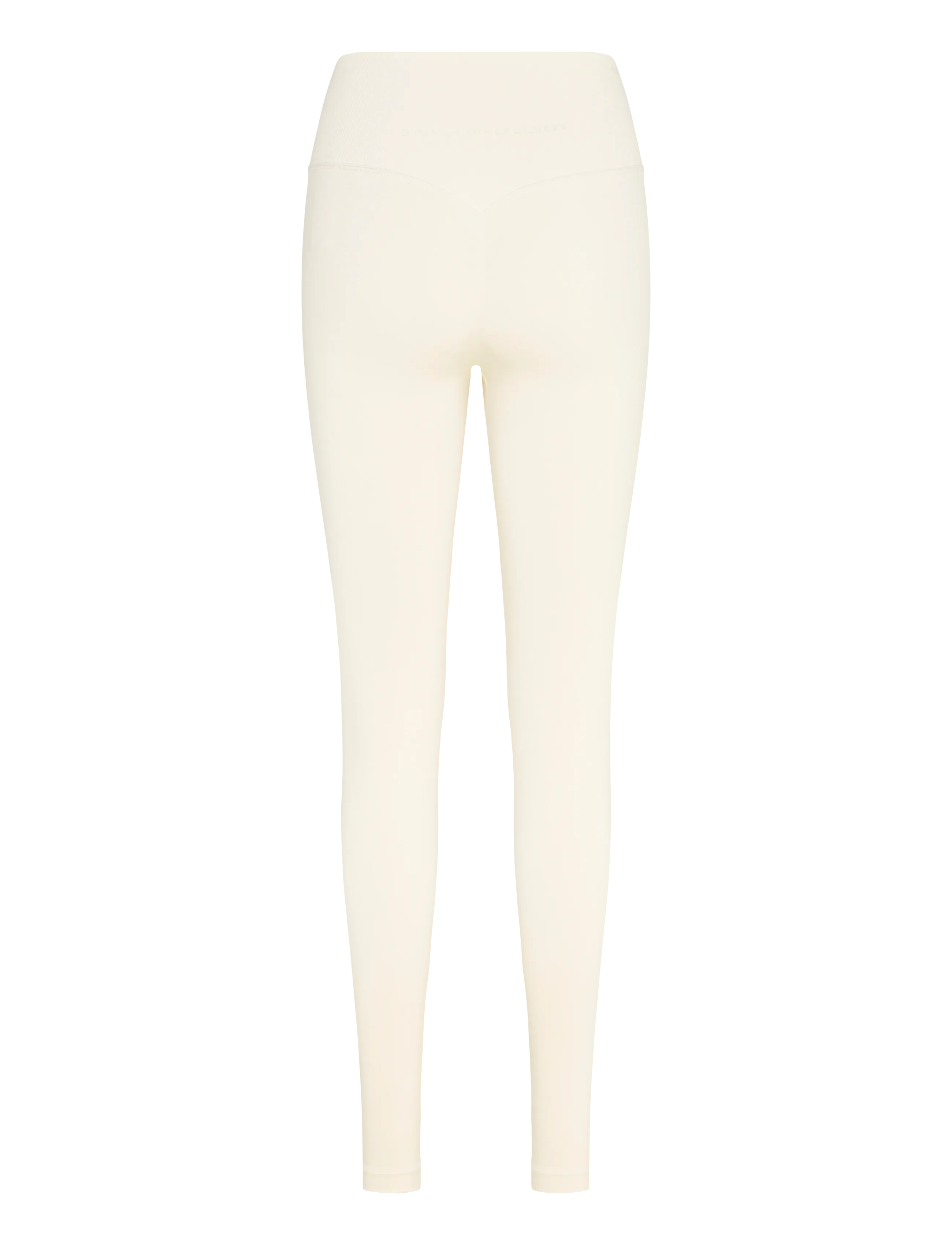 Drop of Mindfulness - SEAMLESS SCRUNCH TIGHTS - fuld længde - cream white - 2