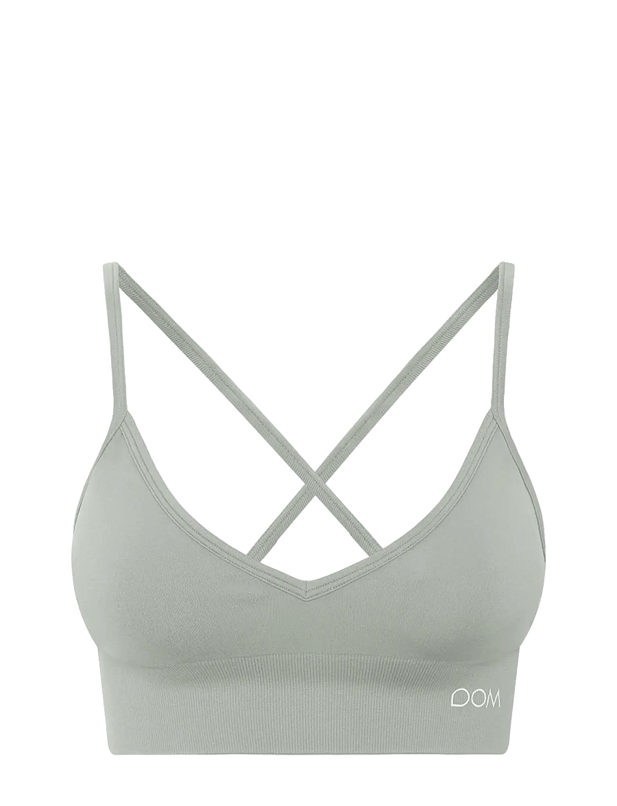 Drop of Mindfulness - V SHAPE BRA - keskmine toestus - vintage khaki - 1