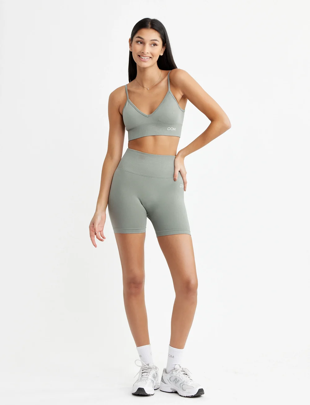 Drop of Mindfulness - SESH BIKE SHORTS - sportinės tamprės - vintage khaki - 3