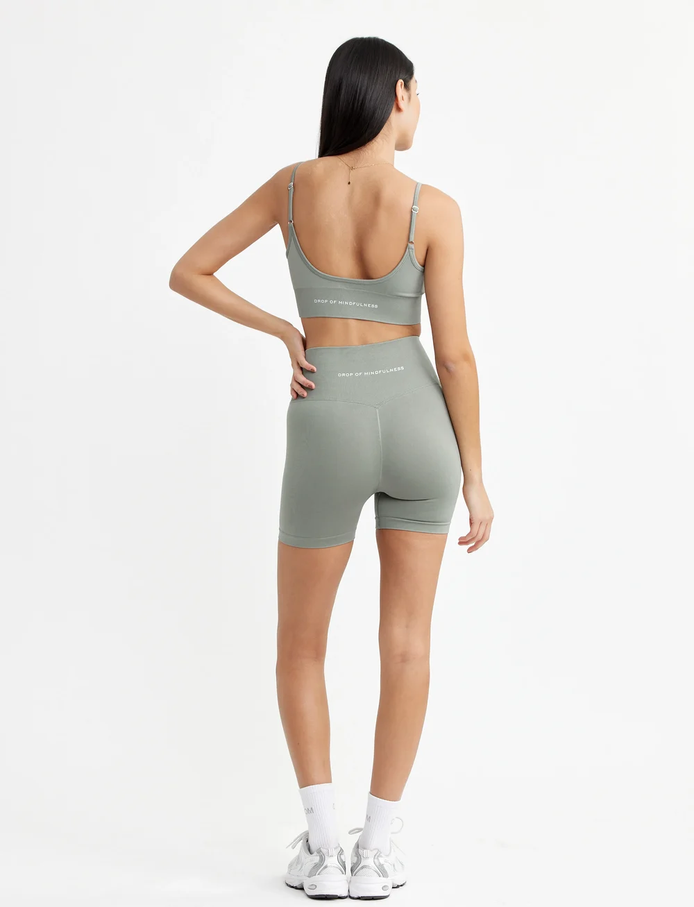 Drop of Mindfulness - SESH BIKE SHORTS - sportinės tamprės - vintage khaki - 4