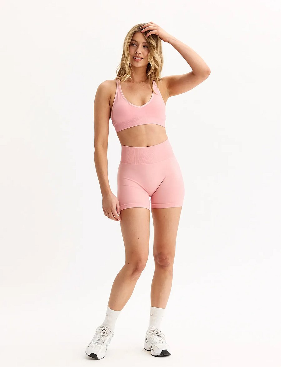 Drop of Mindfulness - SIGNATURE SEAMLESS BIKE SHORTS - trainingsshorts - nostalgic pink - 4