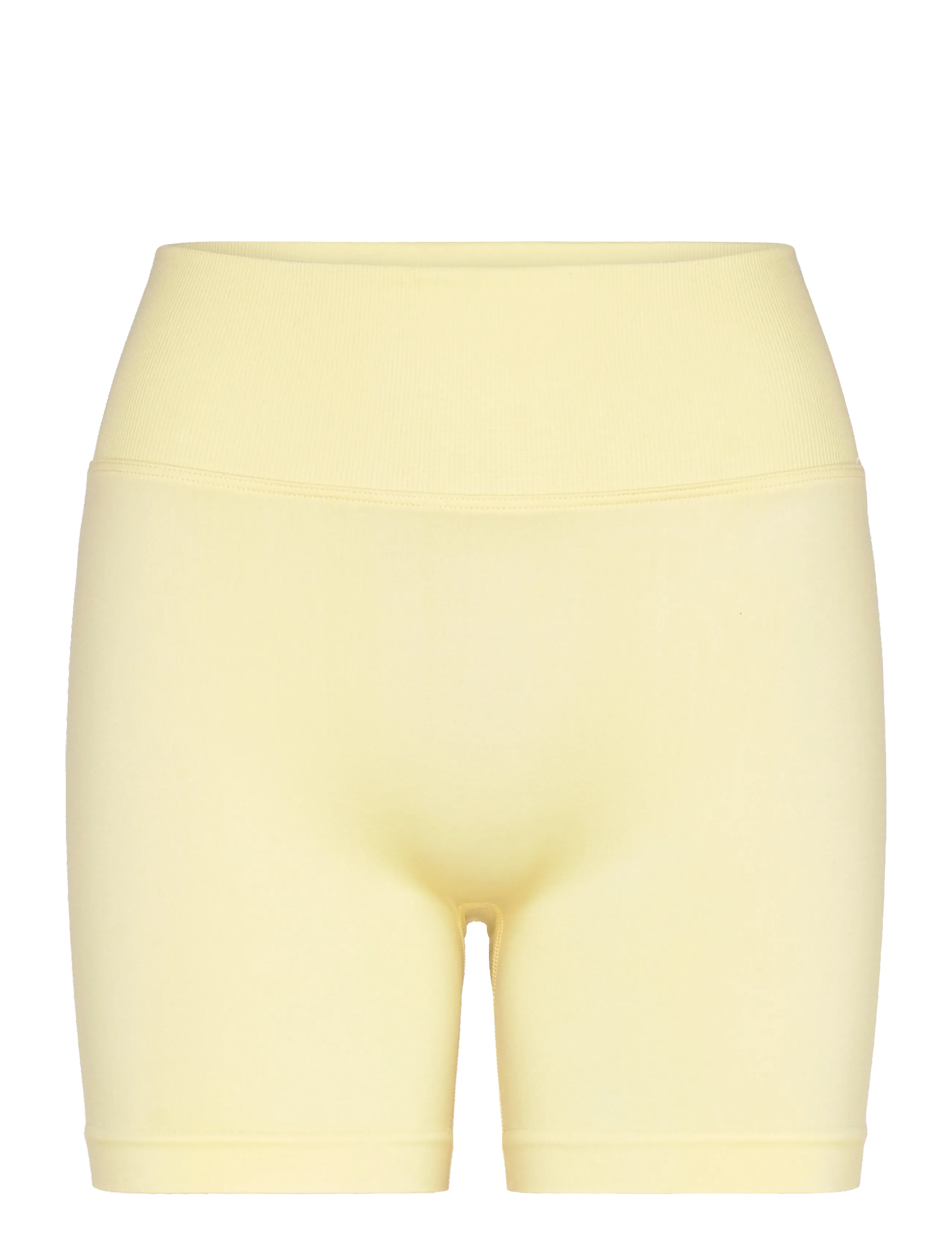 Drop of Mindfulness SIGNATURE SEAMLESS BIKE SHORTS - Drop of Mindfulness - LIGHT YELLOW / yellow