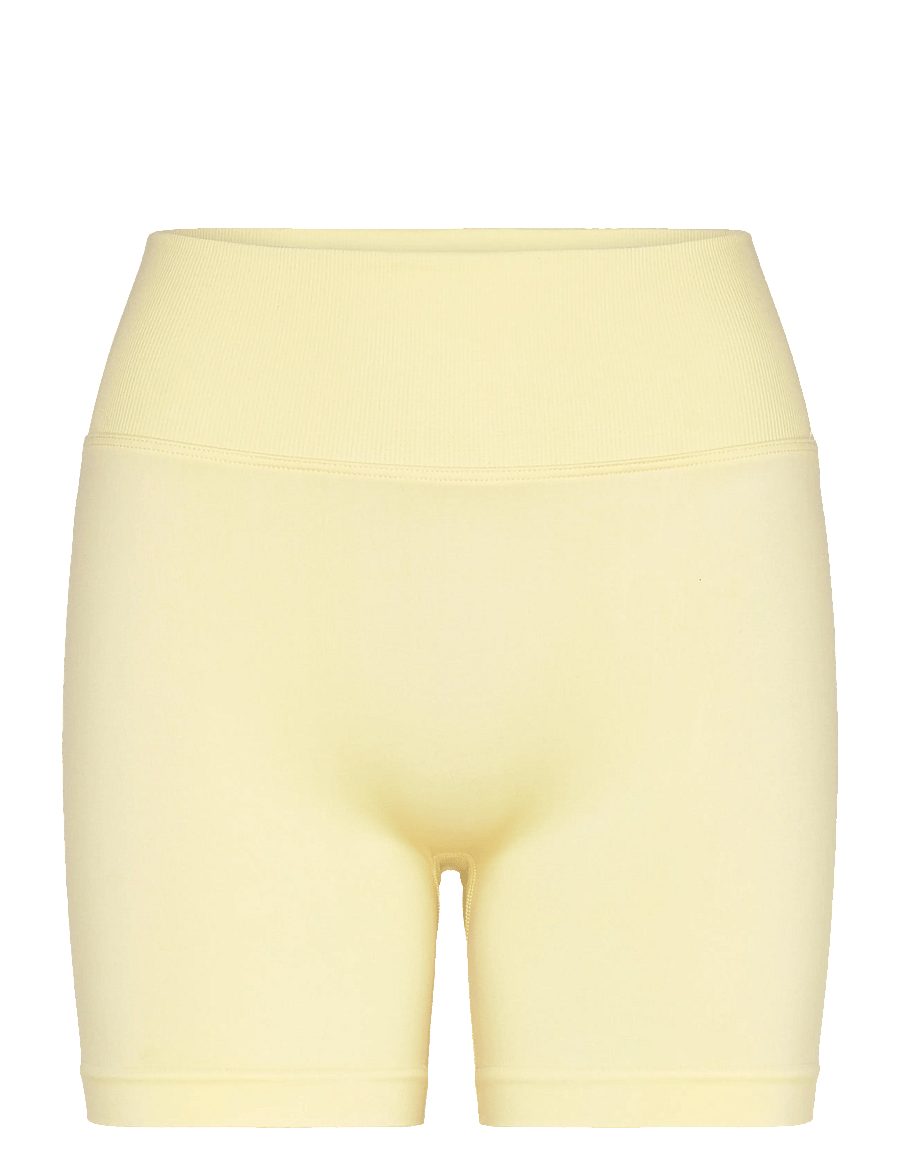 Drop of Mindfulness - SIGNATURE SEAMLESS BIKE SHORTS - chaussures de course - light yellow - 1