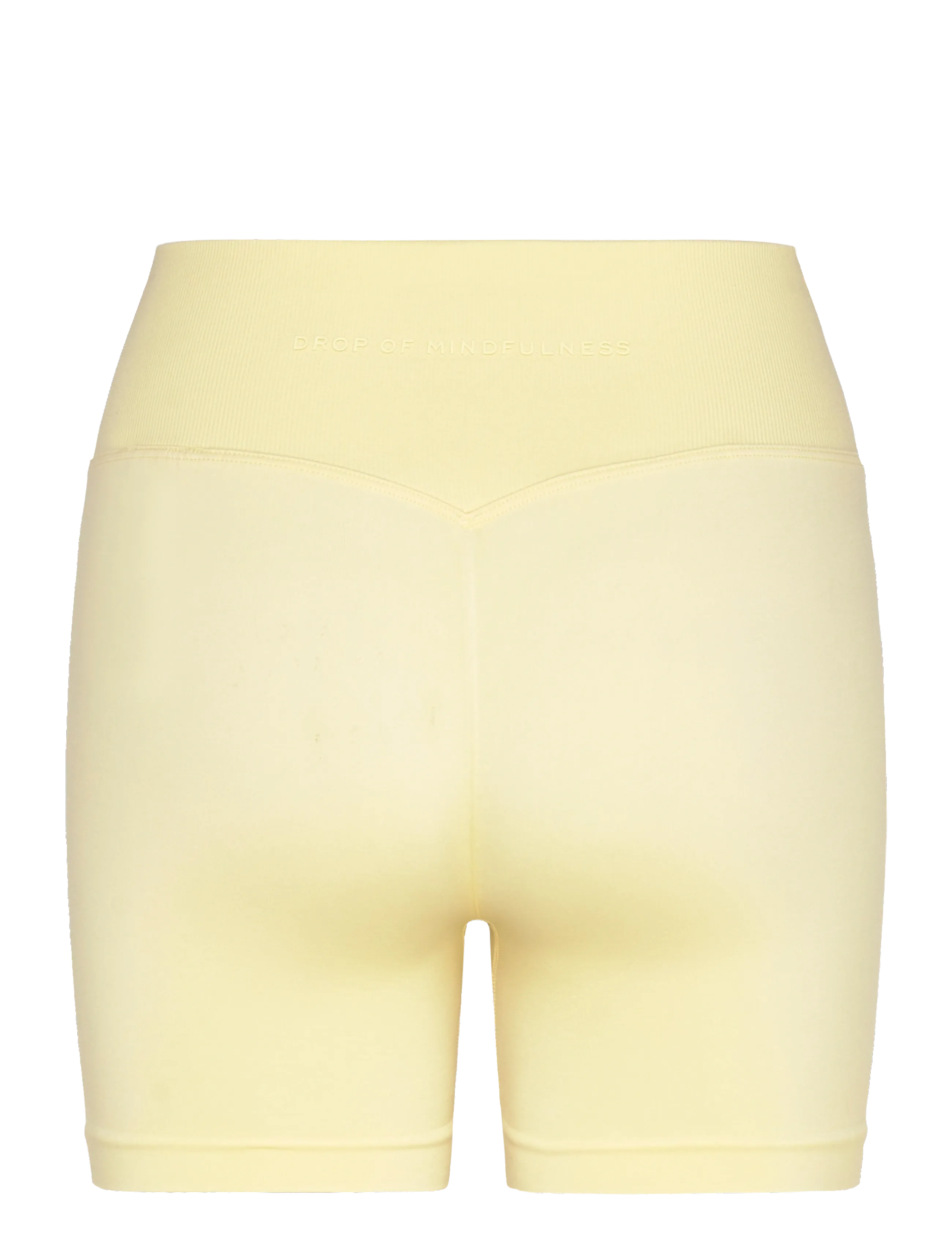 Drop of Mindfulness - SIGNATURE SEAMLESS BIKE SHORTS - chaussures de course - light yellow - 2