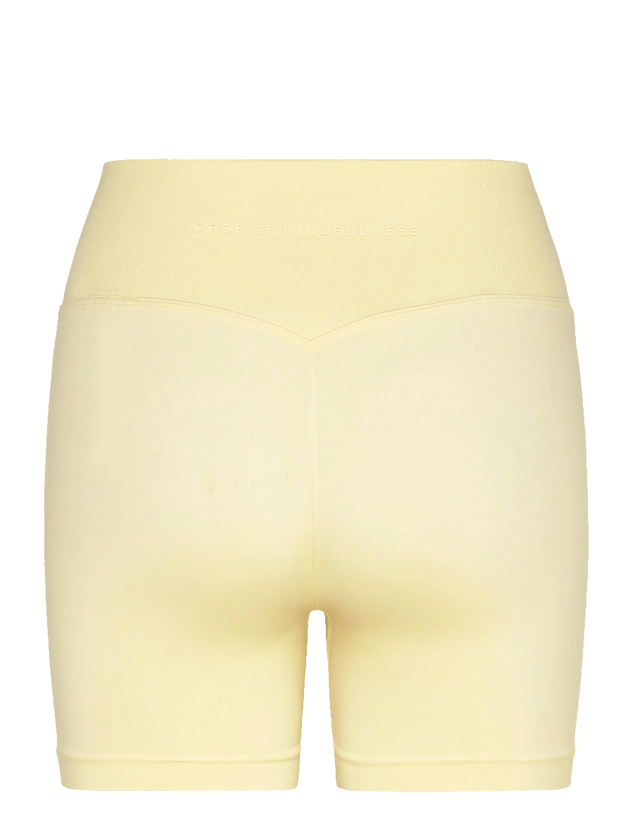 Drop of Mindfulness - SIGNATURE SEAMLESS BIKE SHORTS - chaussures de course - light yellow - 2