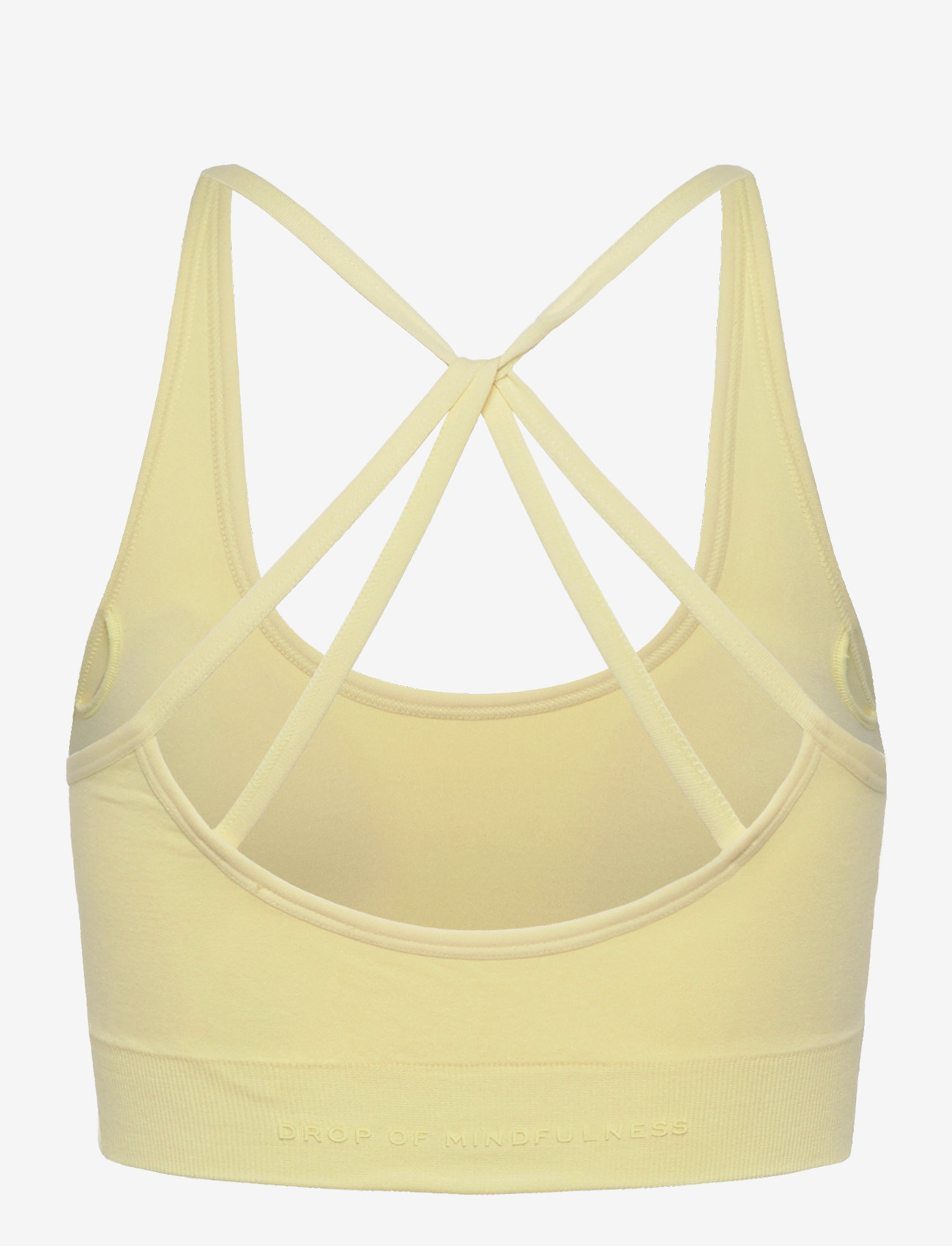 Drop of Mindfulness - DOUBLE STRAP BRA - mittlerer halt - light yellow - 2