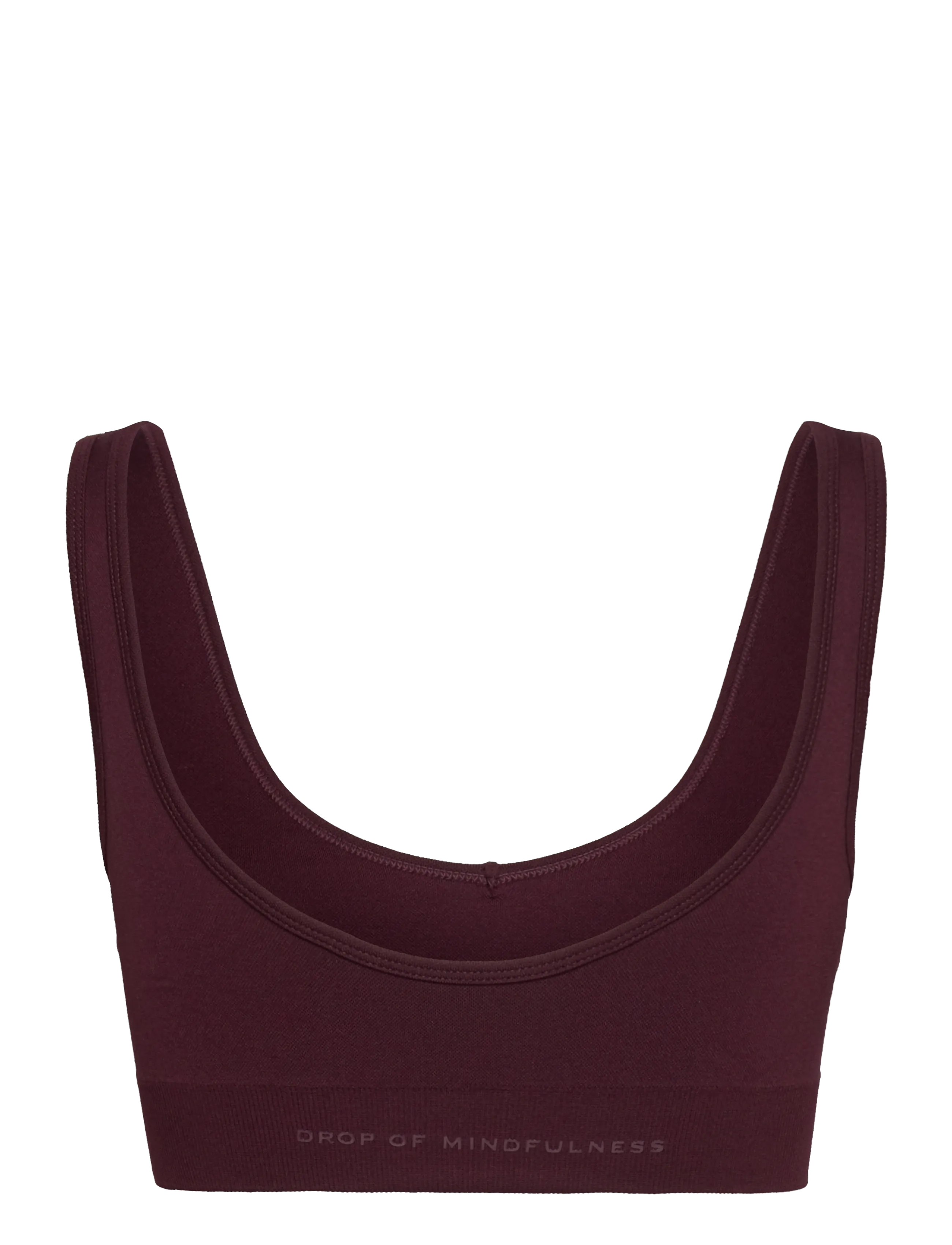 Drop of Mindfulness - SEAMLESS DEEP V BRA - sport bh:ar - redwood - 2