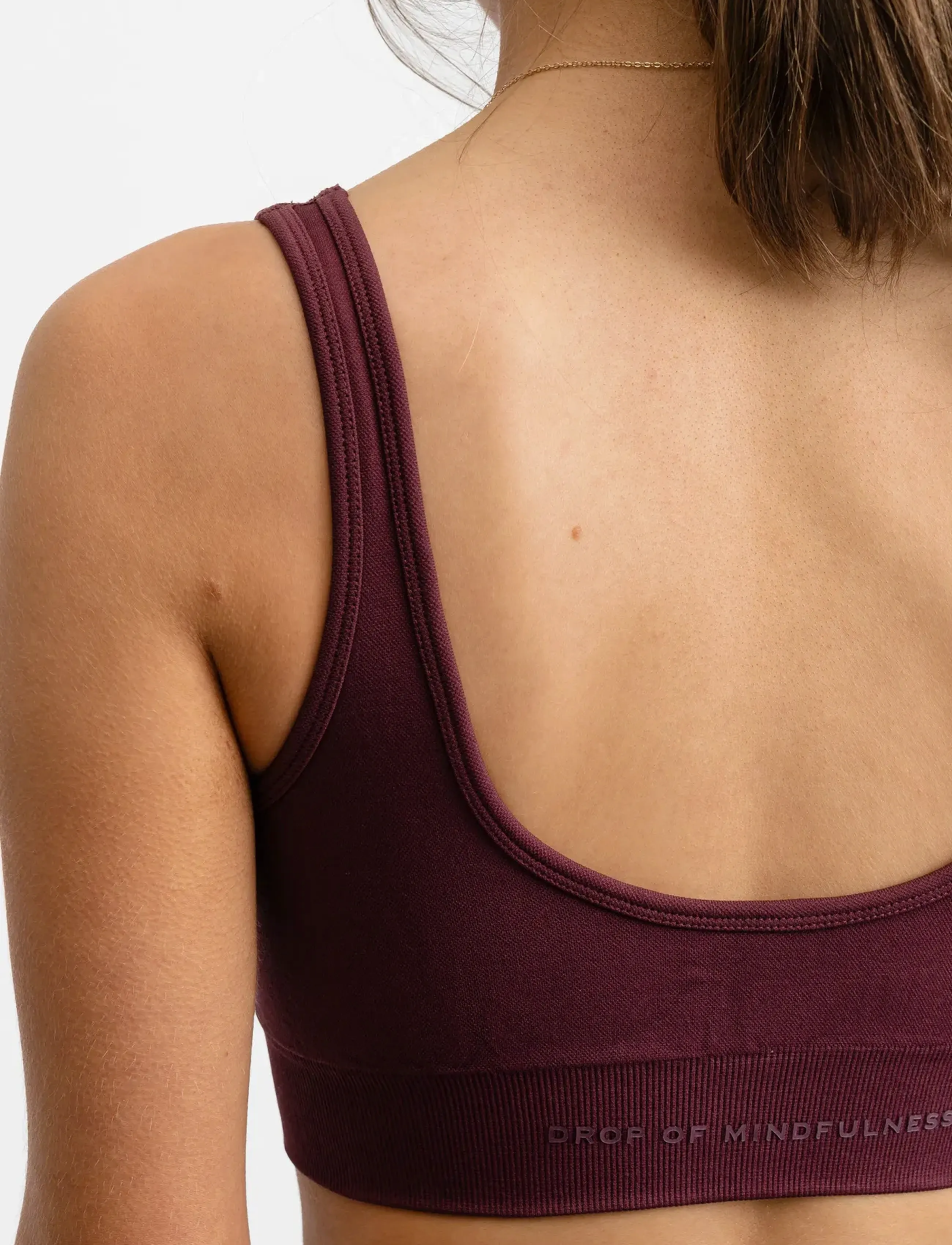 Drop of Mindfulness - SEAMLESS DEEP V BRA - sport bh:ar - redwood - 5