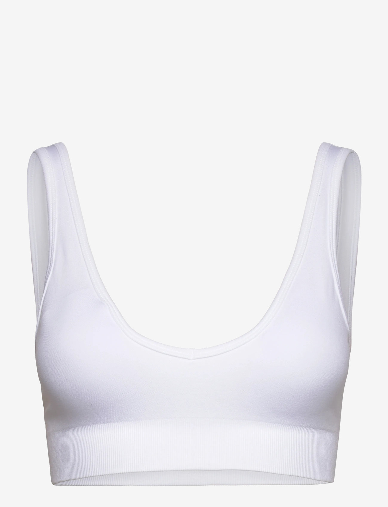 Drop of Mindfulness - SEAMLESS DEEP V BRA - sport bh:ar - white - 1
