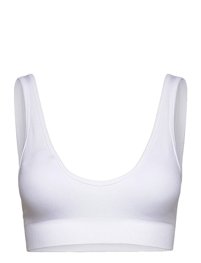 Drop of Mindfulness - SEAMLESS DEEP V BRA - sports-bh'er - white - 1