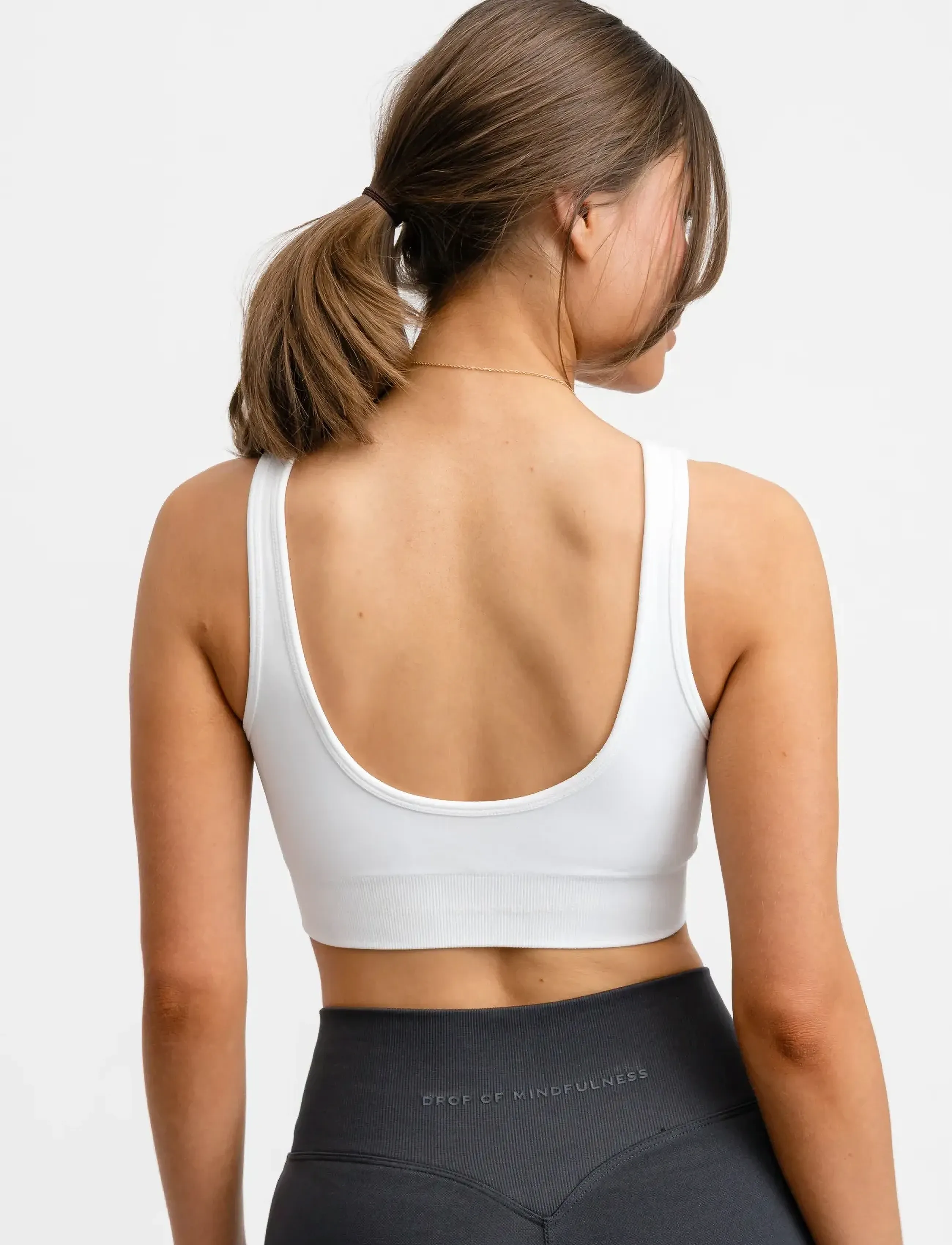 Drop of Mindfulness - SEAMLESS DEEP V BRA - sport bh:ar - white - 3