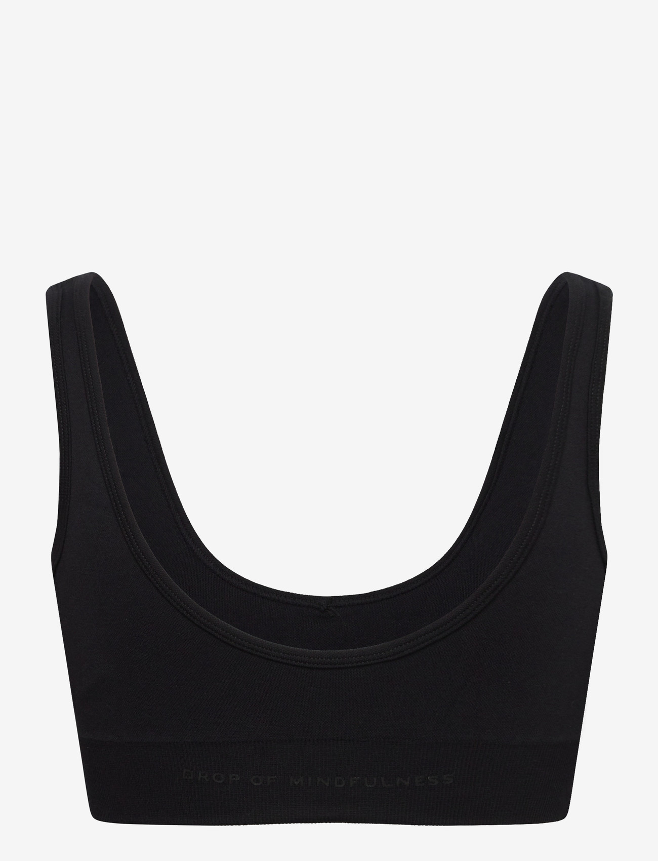 Drop of Mindfulness - SEAMLESS DEEP V BRA - sport bh's - black - 2