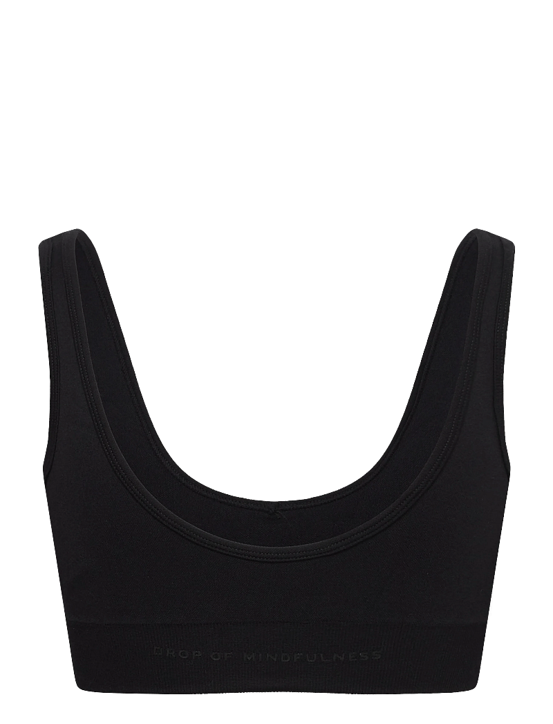 Drop of Mindfulness - SEAMLESS DEEP V BRA - soutiens-gorge de sport - black - 2