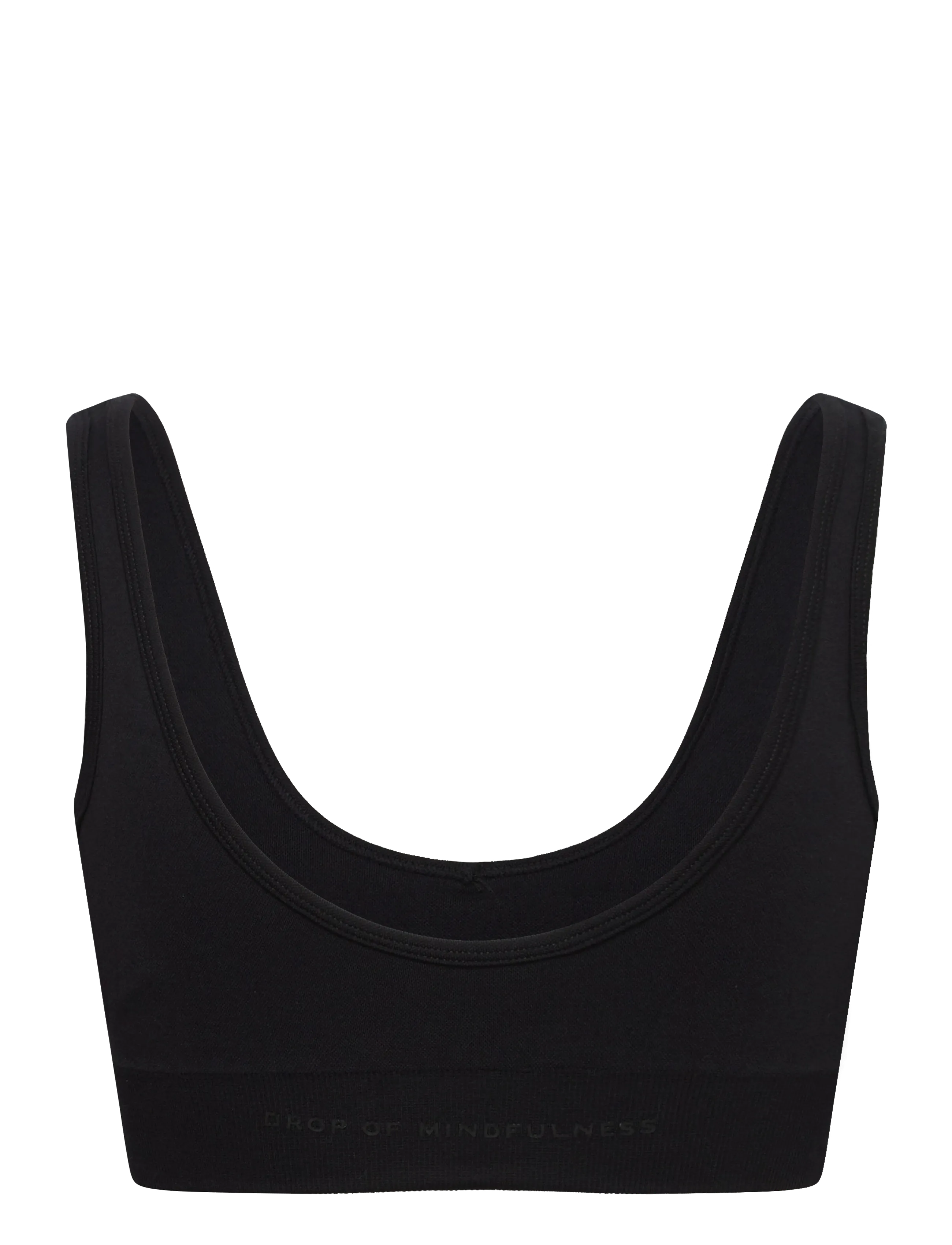 Drop of Mindfulness - SEAMLESS DEEP V BRA - sports-bh'er - black - 2