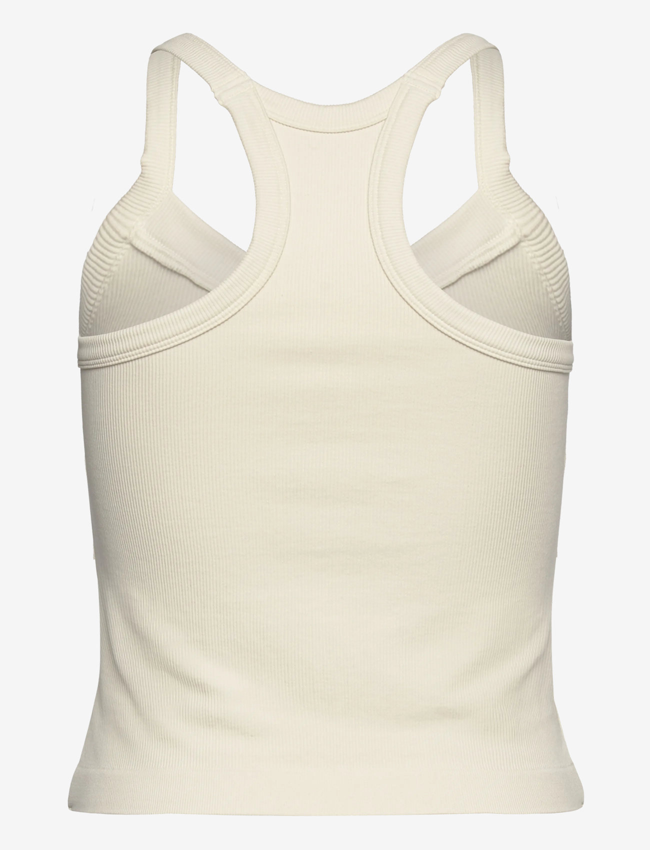 Drop of Mindfulness - RIBBED SPORTS TANK TOP - linnen - white - 2