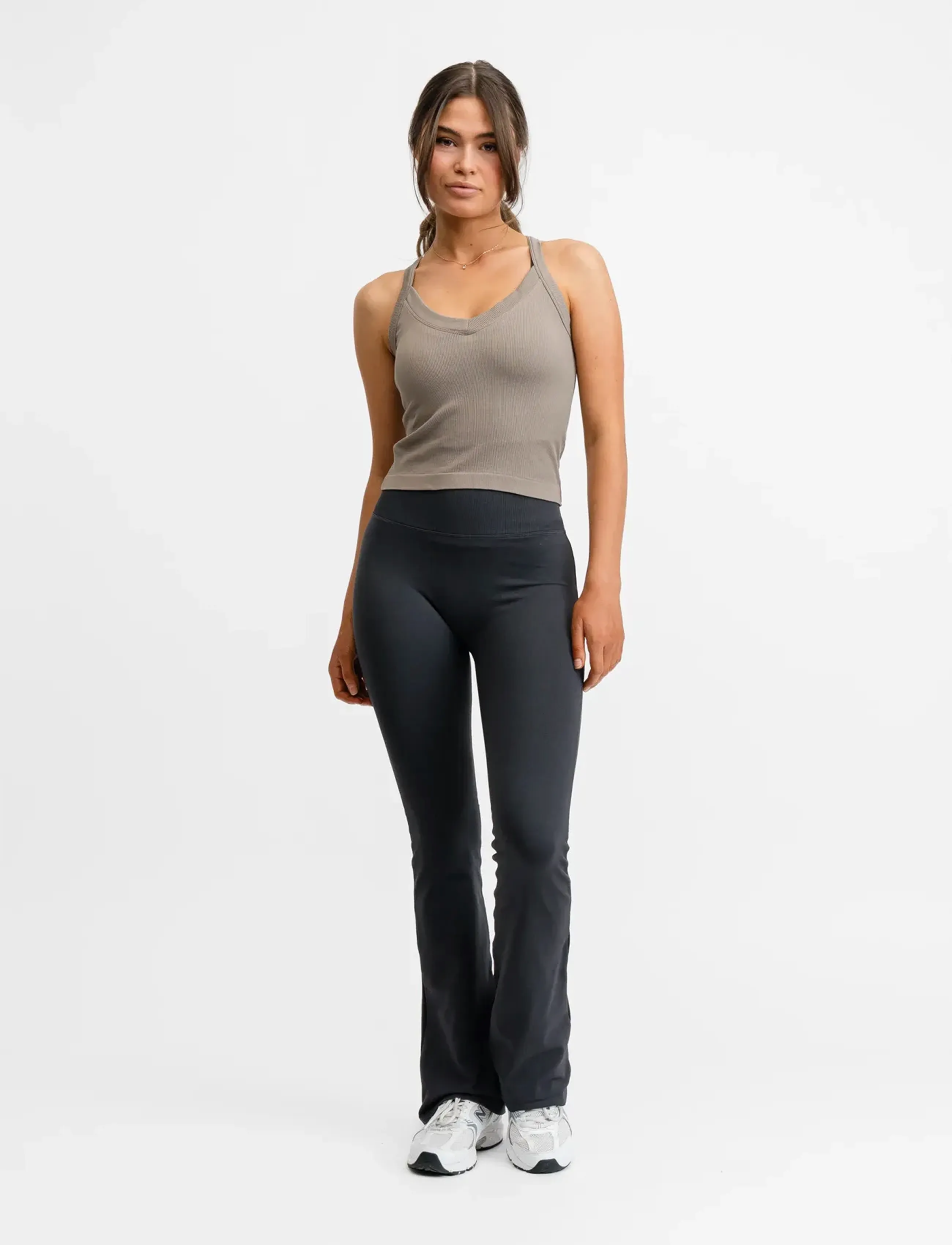 Drop of Mindfulness - RIBBED SPORTS TANK TOP - tanktops - almond - 4