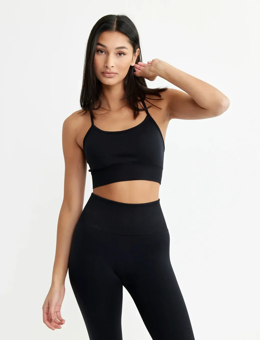 Drop of Mindfulness - SIGNATURE SEAMLESS BRA - sport-bhs - black - 0