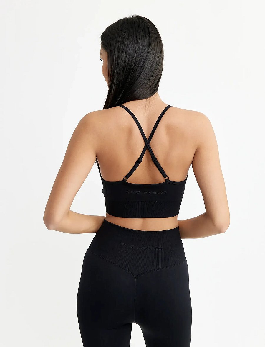 Drop of Mindfulness - SIGNATURE SEAMLESS BRA - soutiens-gorge de sport - black - 3