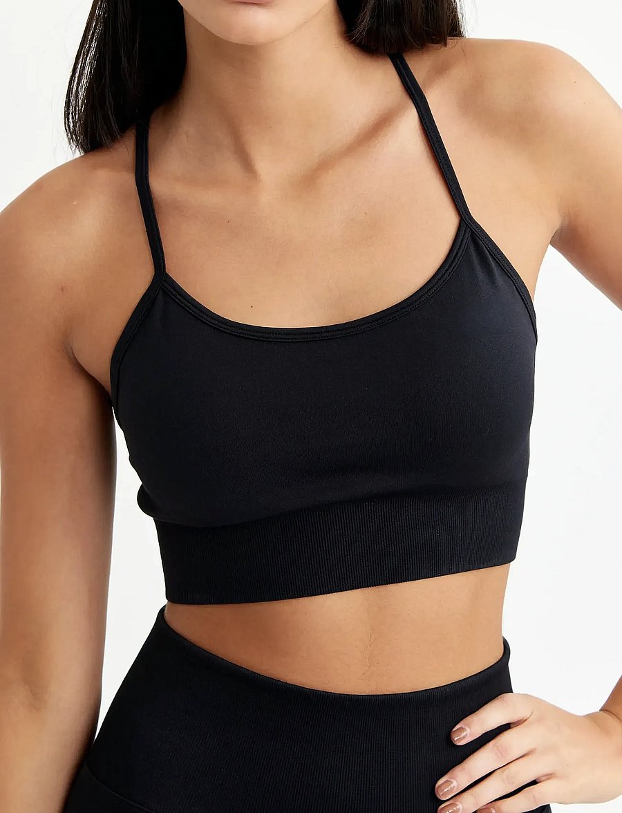 Drop of Mindfulness - SIGNATURE SEAMLESS BRA - soutiens-gorge de sport - black - 5