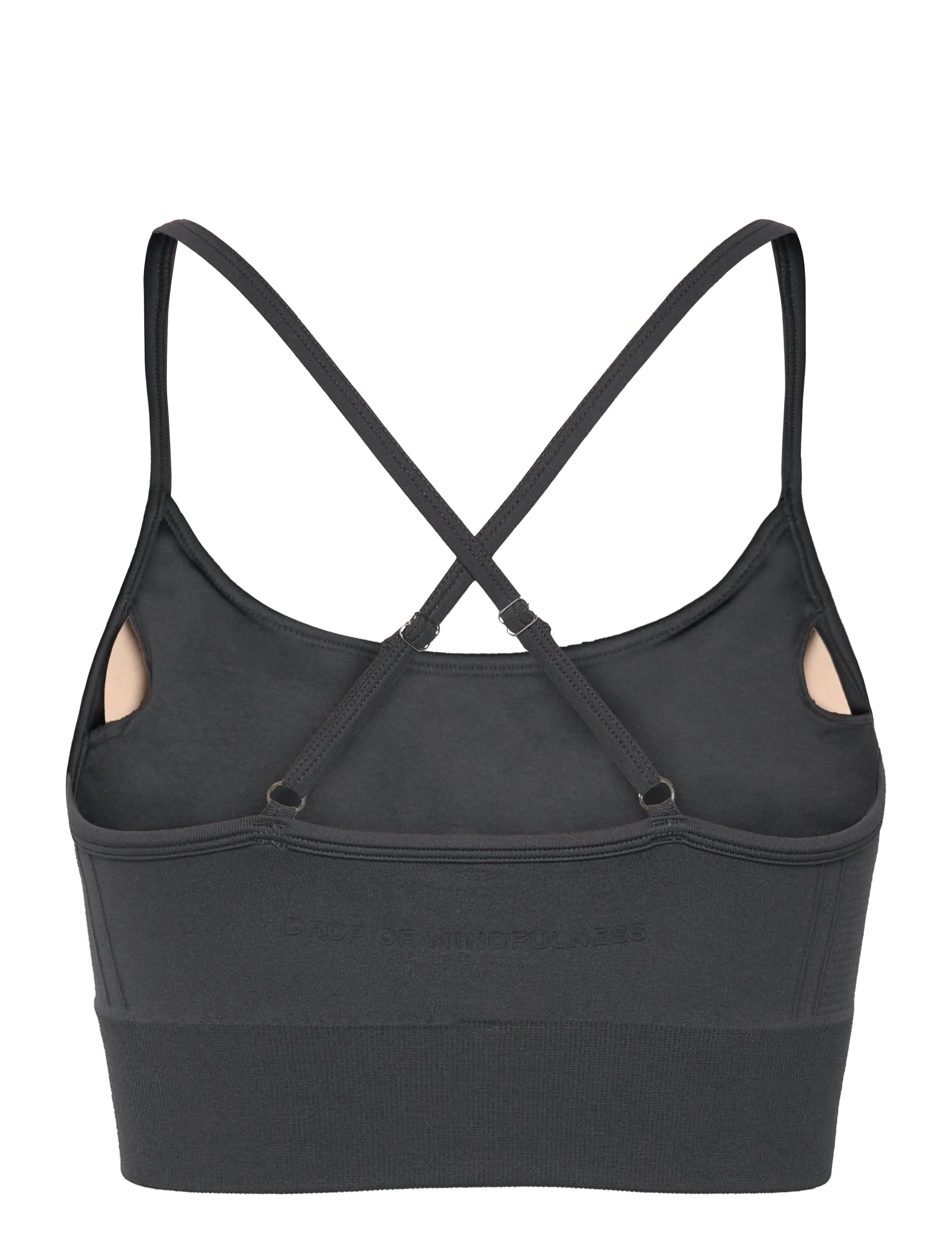 Drop of Mindfulness - SIGNATURE SEAMLESS BRA - spordirinnahoidjad - iron grey - 2