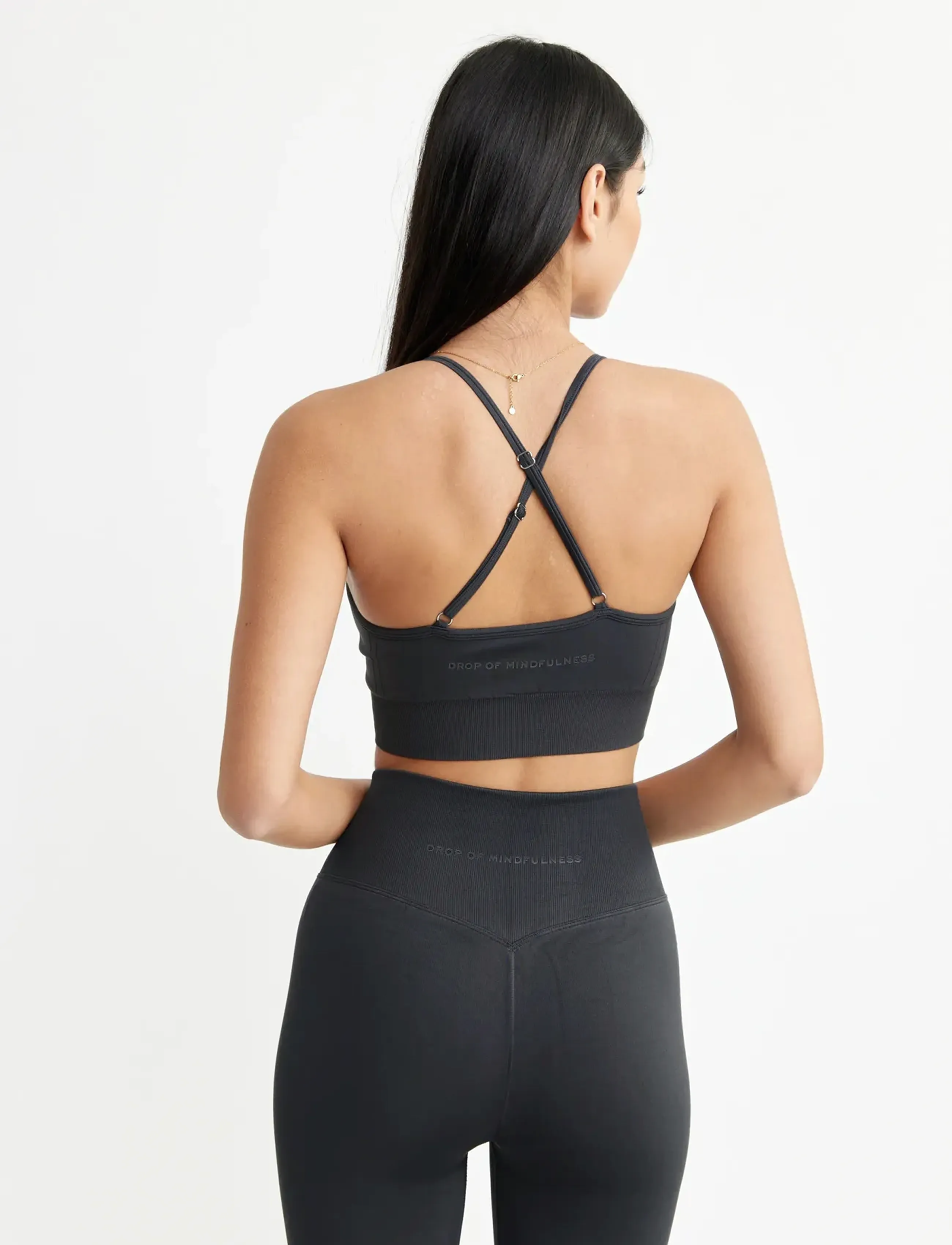 Drop of Mindfulness - SIGNATURE SEAMLESS BRA - spordirinnahoidjad - iron grey - 3