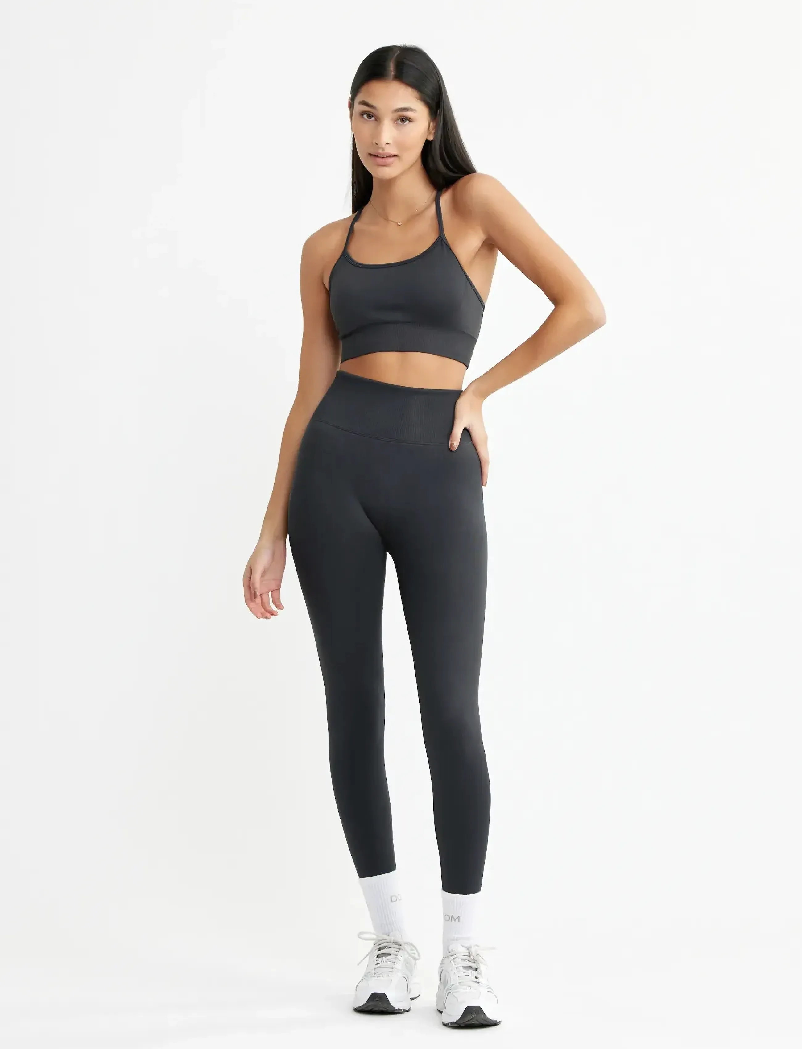 Drop of Mindfulness - SIGNATURE SEAMLESS BRA - spordirinnahoidjad - iron grey - 4