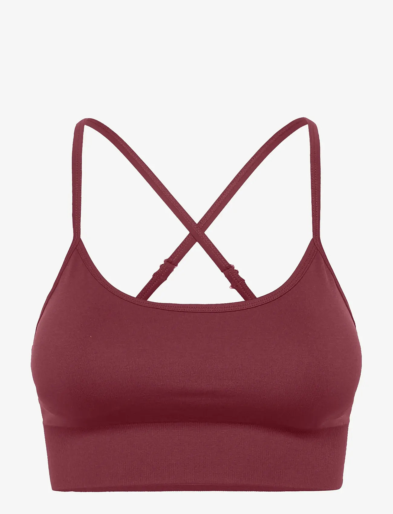 Drop of Mindfulness - SIGNATURE SEAMLESS BRA - sports-bh'er - ruby wine - 1