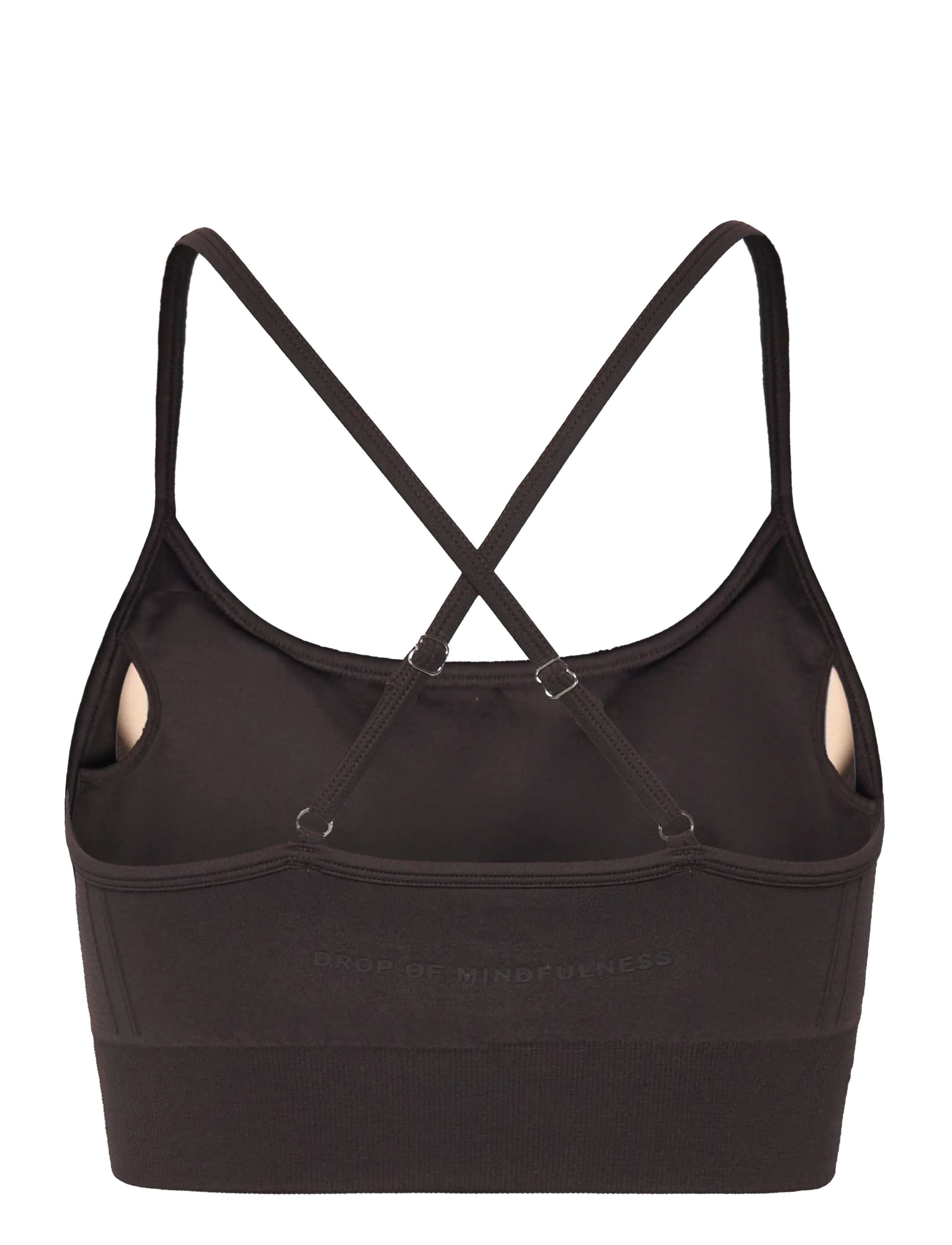Drop of Mindfulness - SIGNATURE SEAMLESS BRA - soutiens-gorge de sport - dark brown - 2