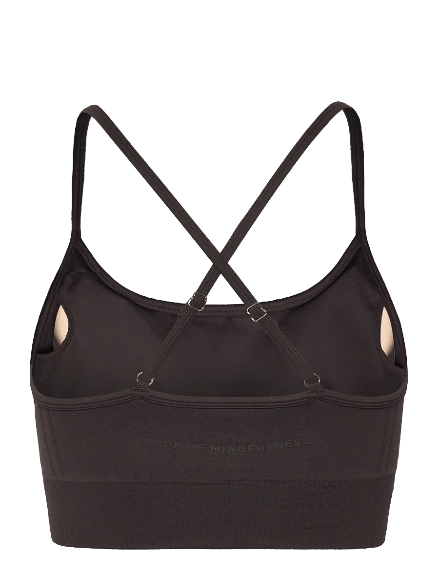 Drop of Mindfulness - SIGNATURE SEAMLESS BRA - sport-bhs - dark brown - 2
