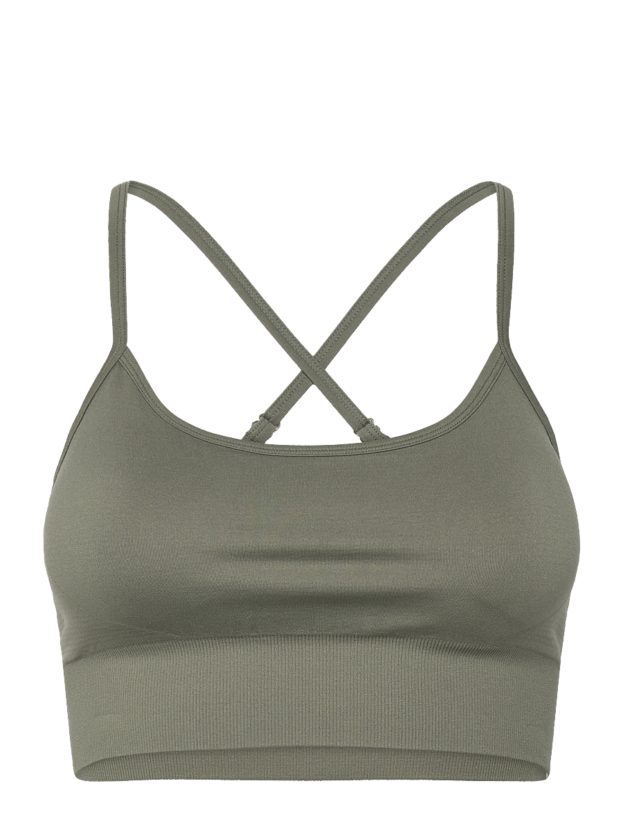 Drop of Mindfulness - SIGNATURE SEAMLESS BRA - sport-bhs - agave green - 1
