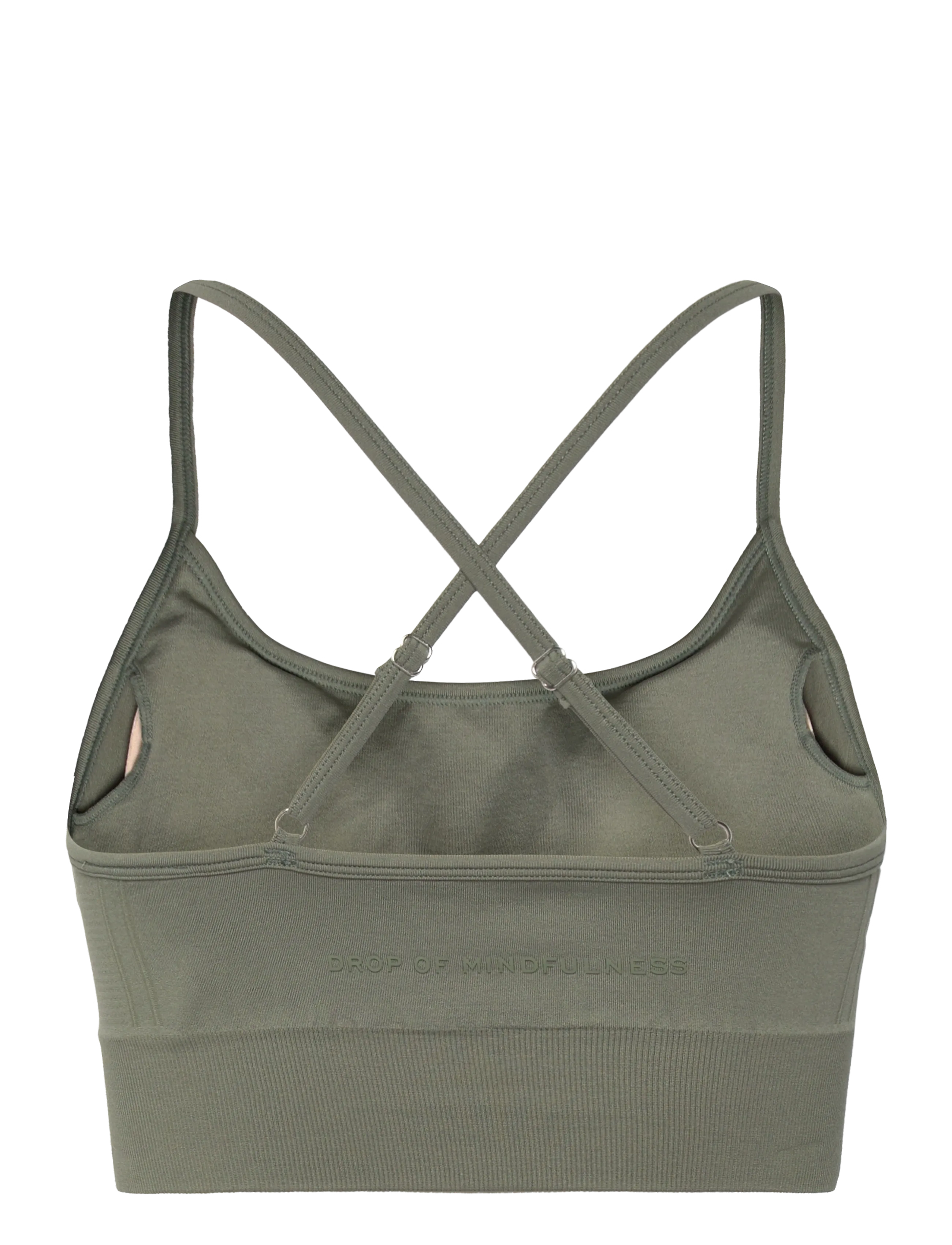 Drop of Mindfulness - SIGNATURE SEAMLESS BRA - sports-bh'er - agave green - 2
