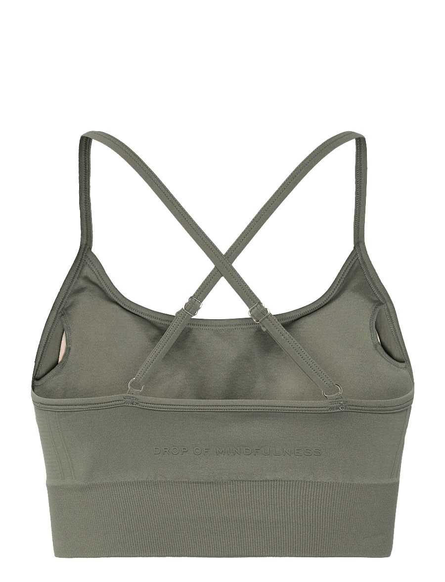 Drop of Mindfulness - SIGNATURE SEAMLESS BRA - sport-bhs - agave green - 2