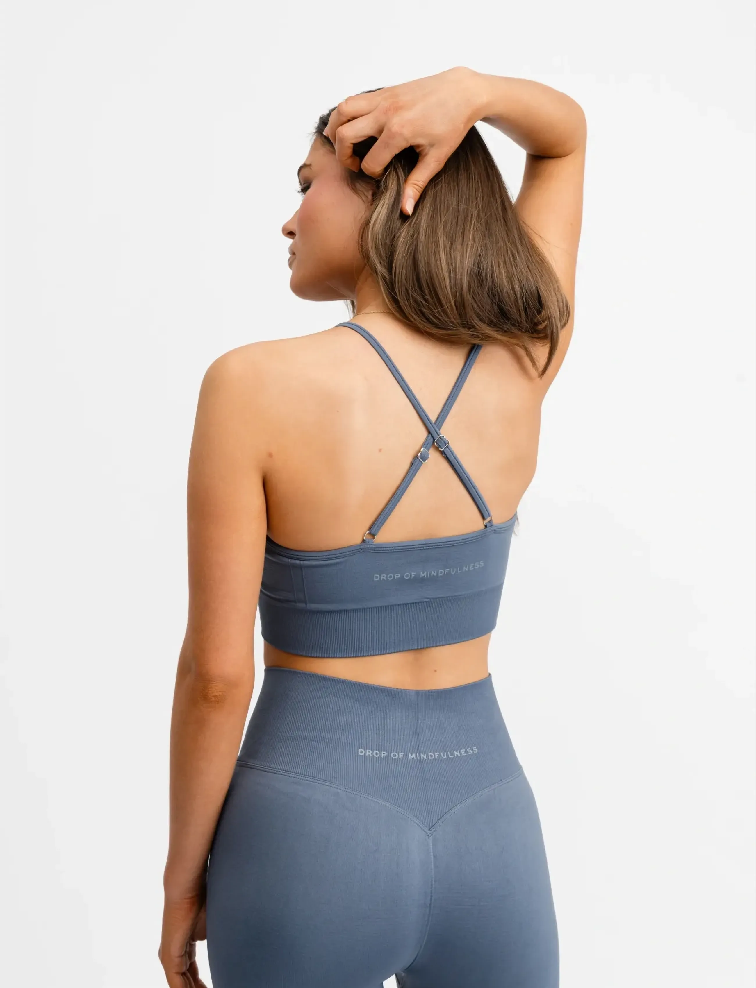 Drop of Mindfulness - SIGNATURE SEAMLESS BRA - sports-bh'er - navy - 3