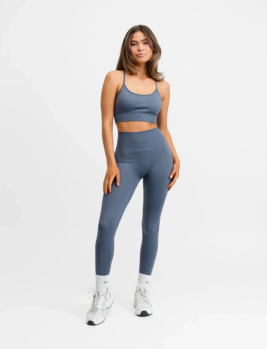 Drop of Mindfulness - SIGNATURE SEAMLESS BRA - sporta krūšturi - navy - 4