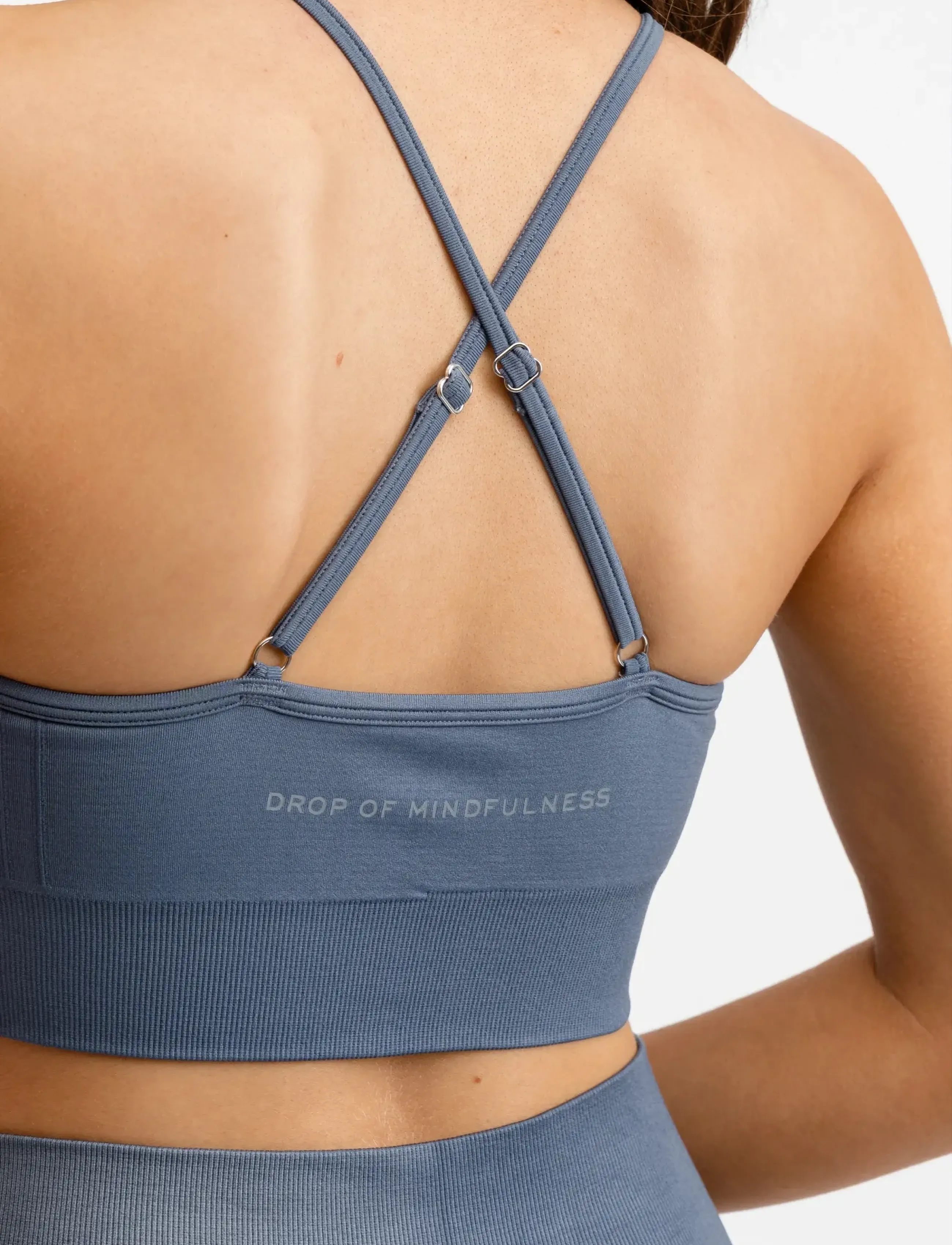 Drop of Mindfulness - SIGNATURE SEAMLESS BRA - sports-bh'er - navy - 5