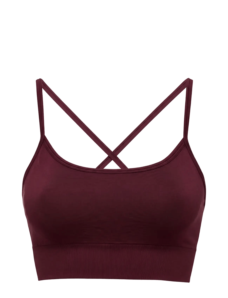 Drop of Mindfulness - SIGNATURE SEAMLESS BRA - cherry lacquer - 1