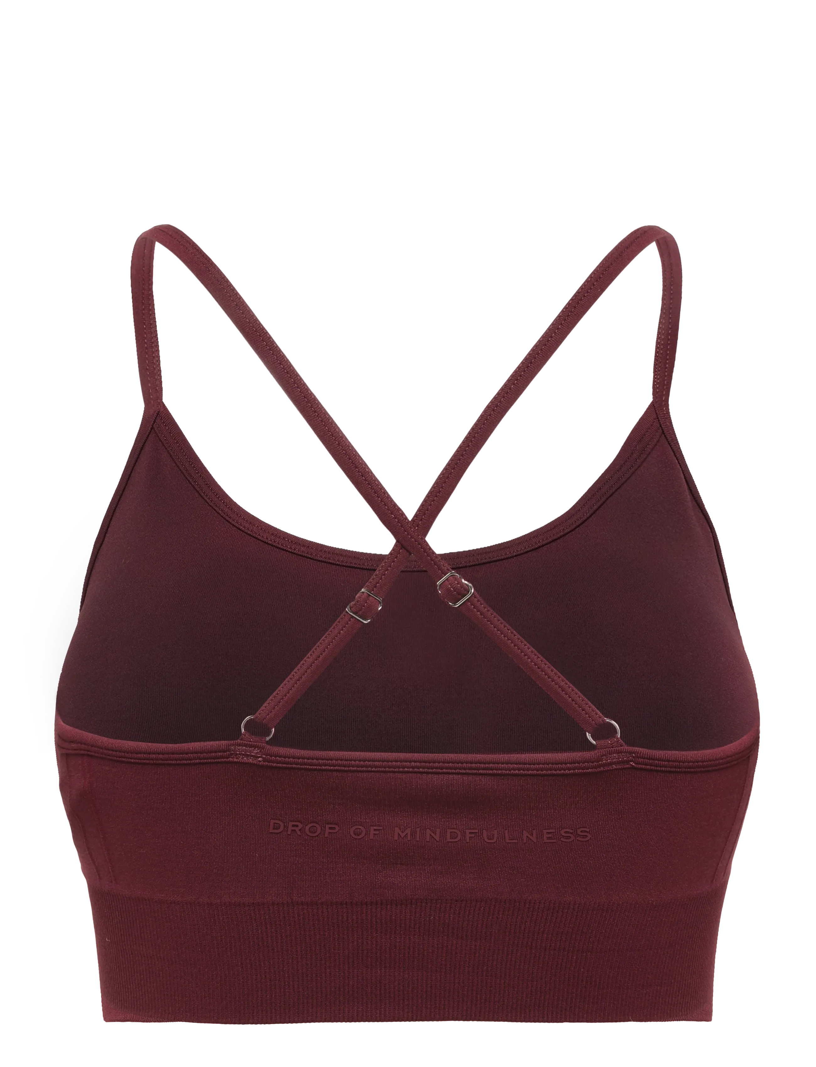 Drop of Mindfulness - SIGNATURE SEAMLESS BRA - sport bh's: medium - cherry lacquer - 2