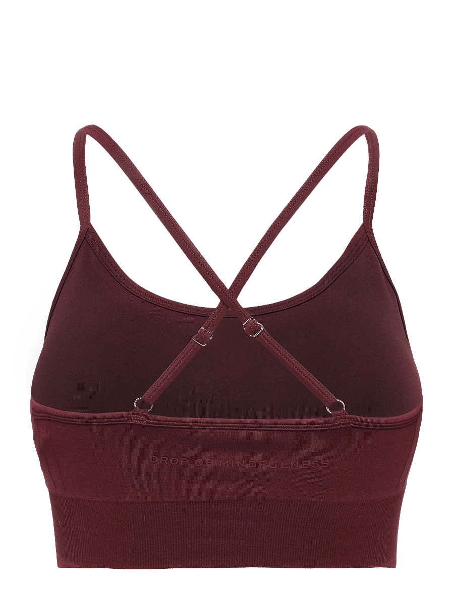 Drop of Mindfulness - SIGNATURE SEAMLESS BRA - medium support - cherry lacquer - 2