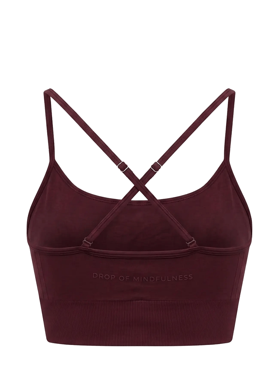 Drop of Mindfulness - SIGNATURE SEAMLESS BRA - cherry lacquer - 2
