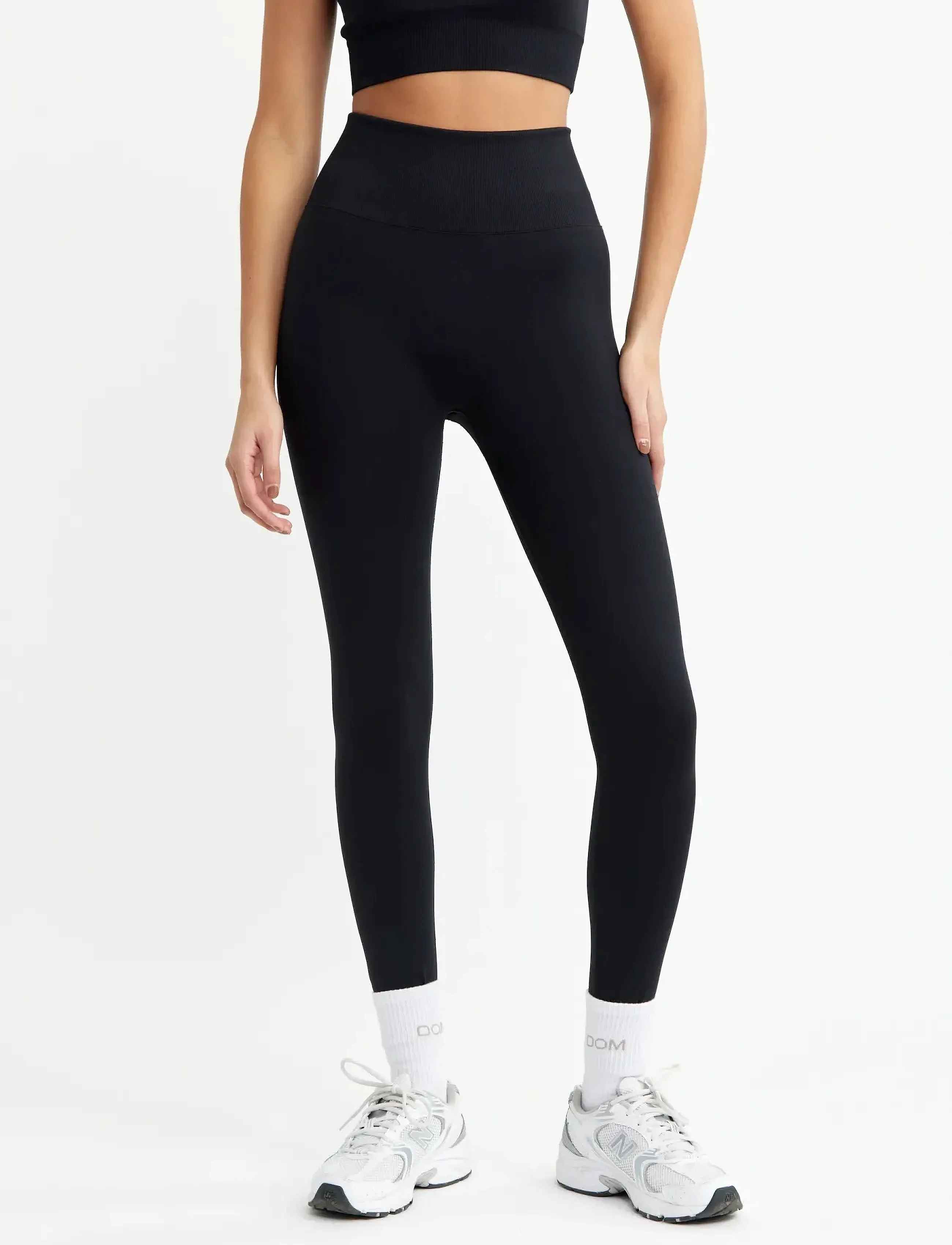 Drop of Mindfulness Signature Seamless Tights, S, Black, Sport Tights > Sport Seamless Tights, Dame