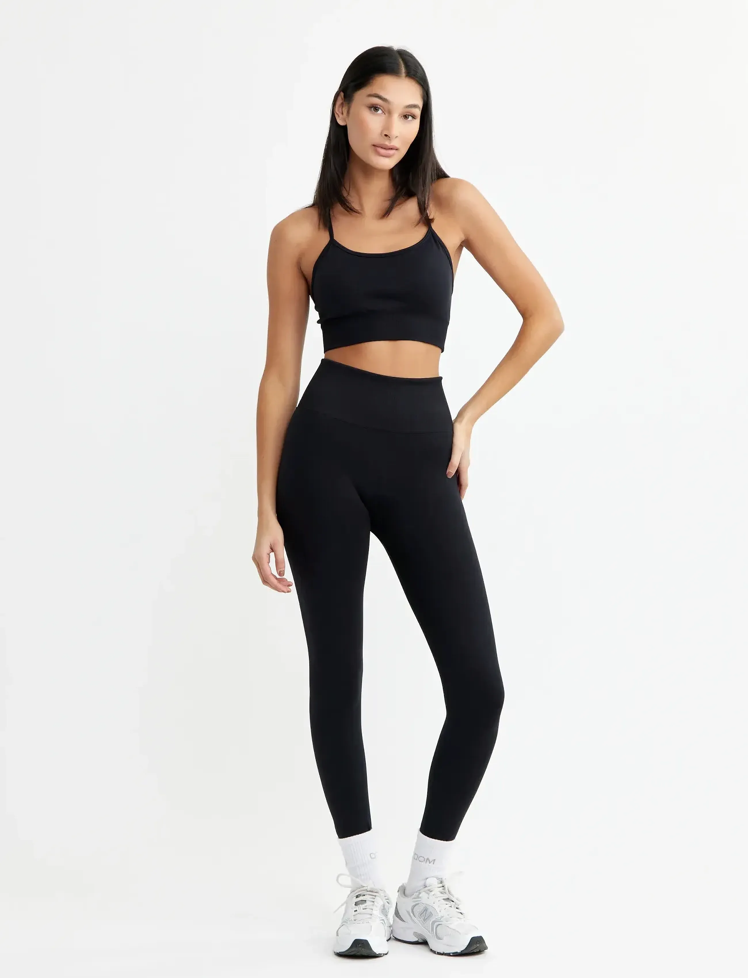 Drop of Mindfulness - SIGNATURE SEAMLESS TIGHTS - training tights - black - 4
