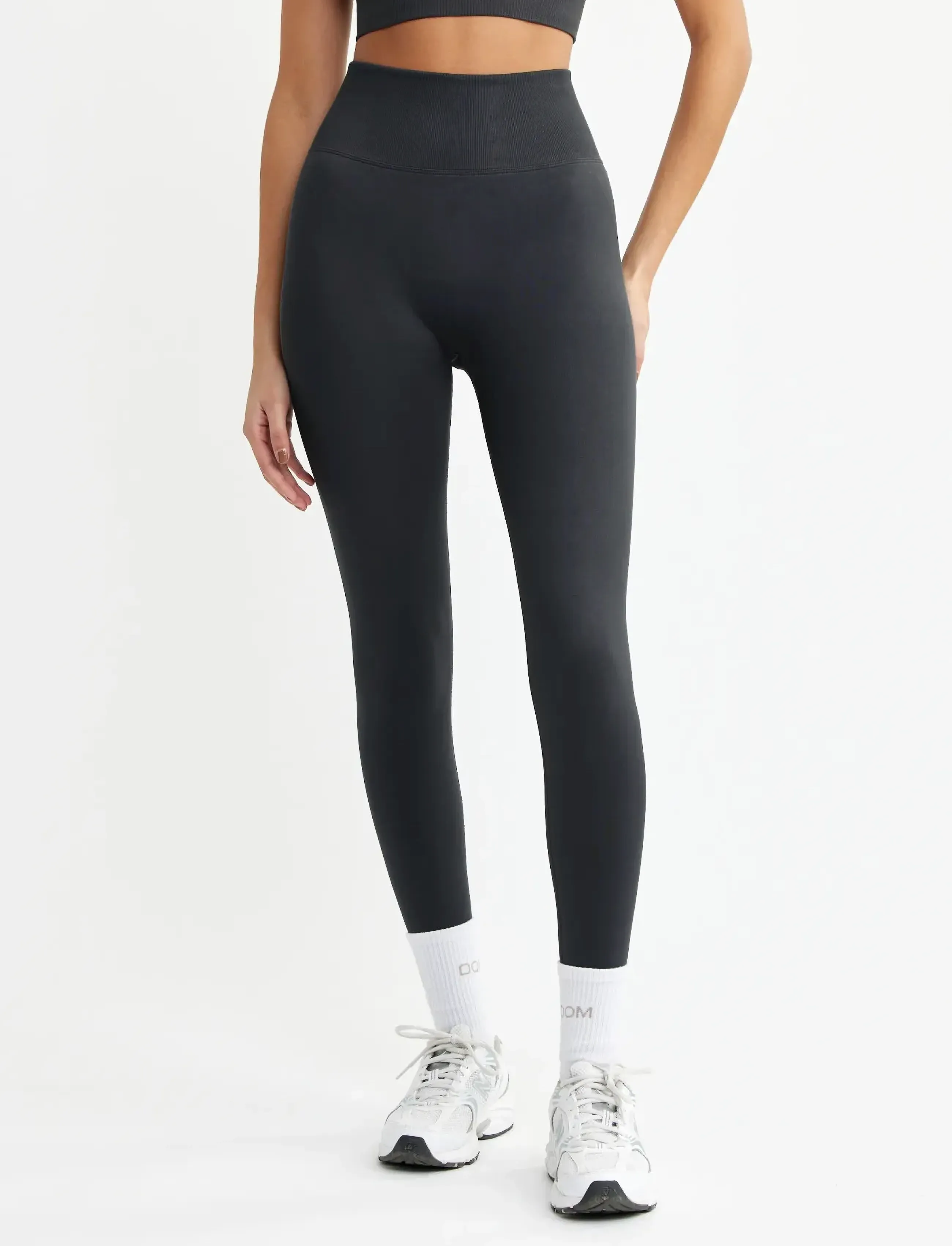 Drop of Mindfulness Signature Seamless Tights, XS, Grey, Sport Tights > Sport Seamless Tights, Dame