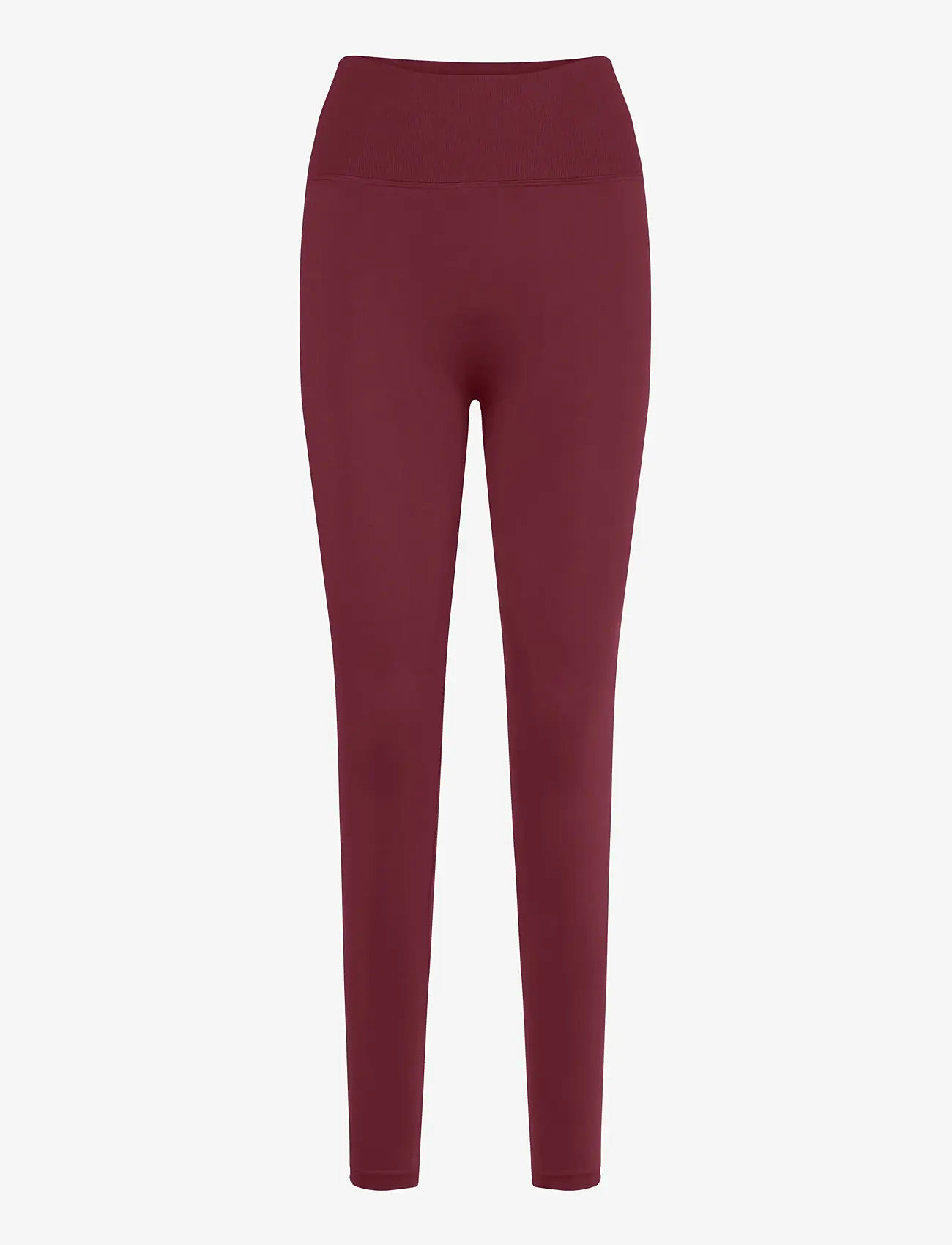 Drop of Mindfulness - SIGNATURE SEAMLESS TIGHTS - treenitrikoot - ruby wine - 1