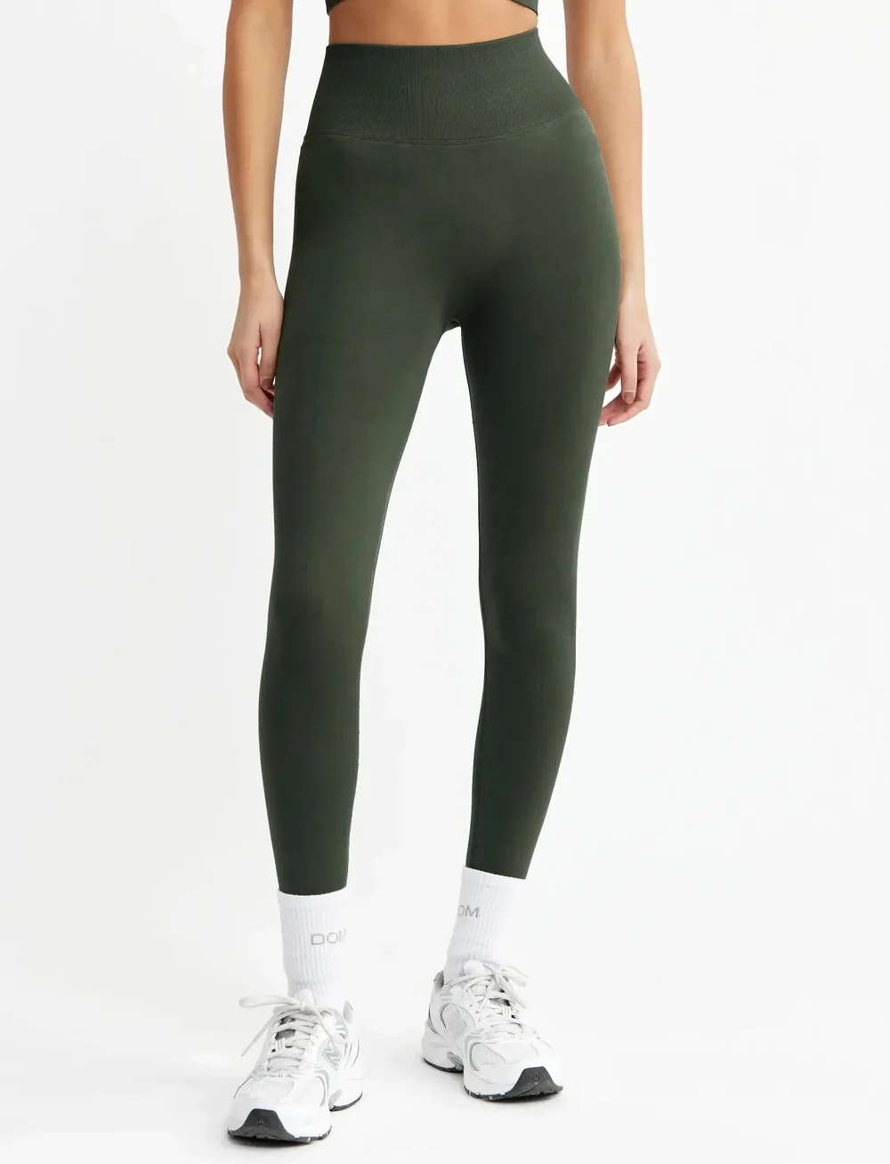 Drop of Mindfulness - SIGNATURE SEAMLESS TIGHTS - seamless tights - dark green - 0