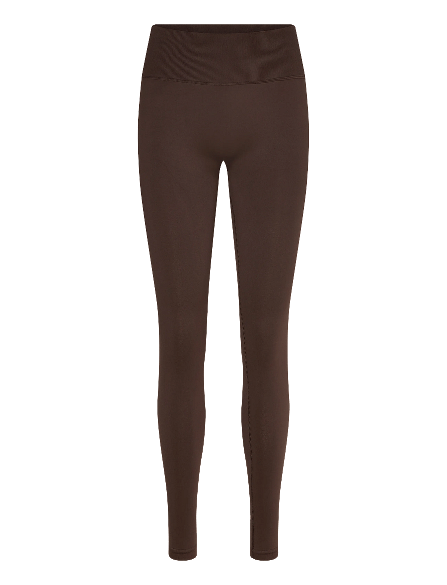 Drop of Mindfulness - SIGNATURE SEAMLESS TIGHTS - saumlausar sokkabuxur - dark brown - 1