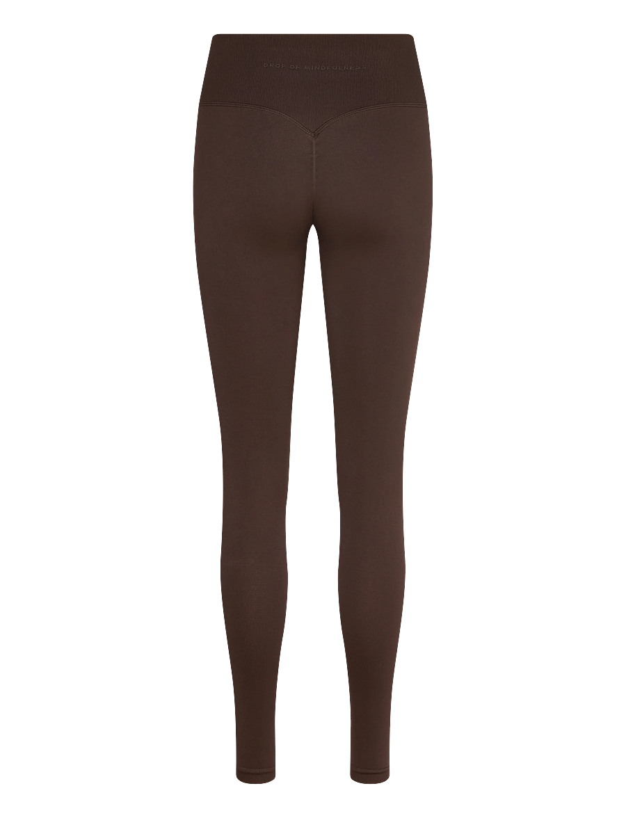 Drop of Mindfulness - SIGNATURE SEAMLESS TIGHTS - saumlausar sokkabuxur - dark brown - 2
